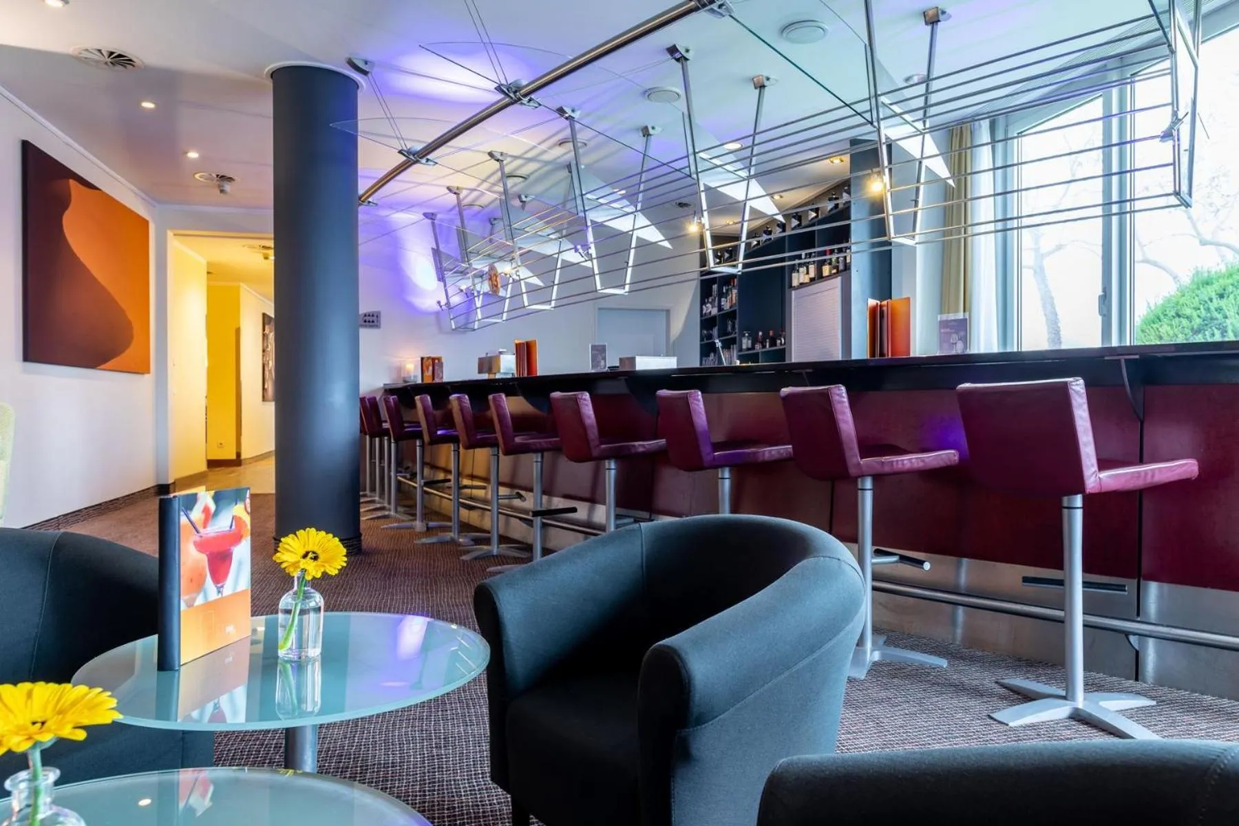 Lounge or bar in Novotel Mainz