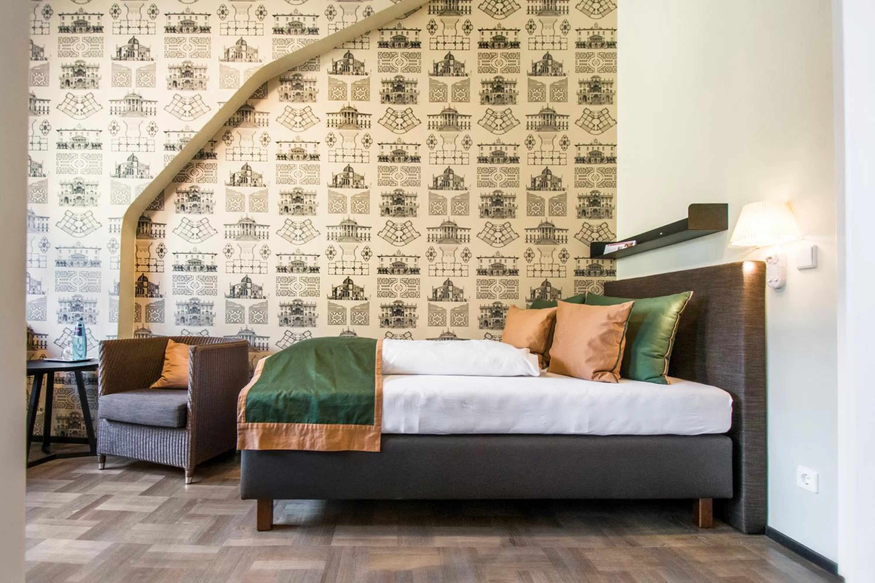 Photo of the whole room, Bed in Romantik Hotel Barbarossa