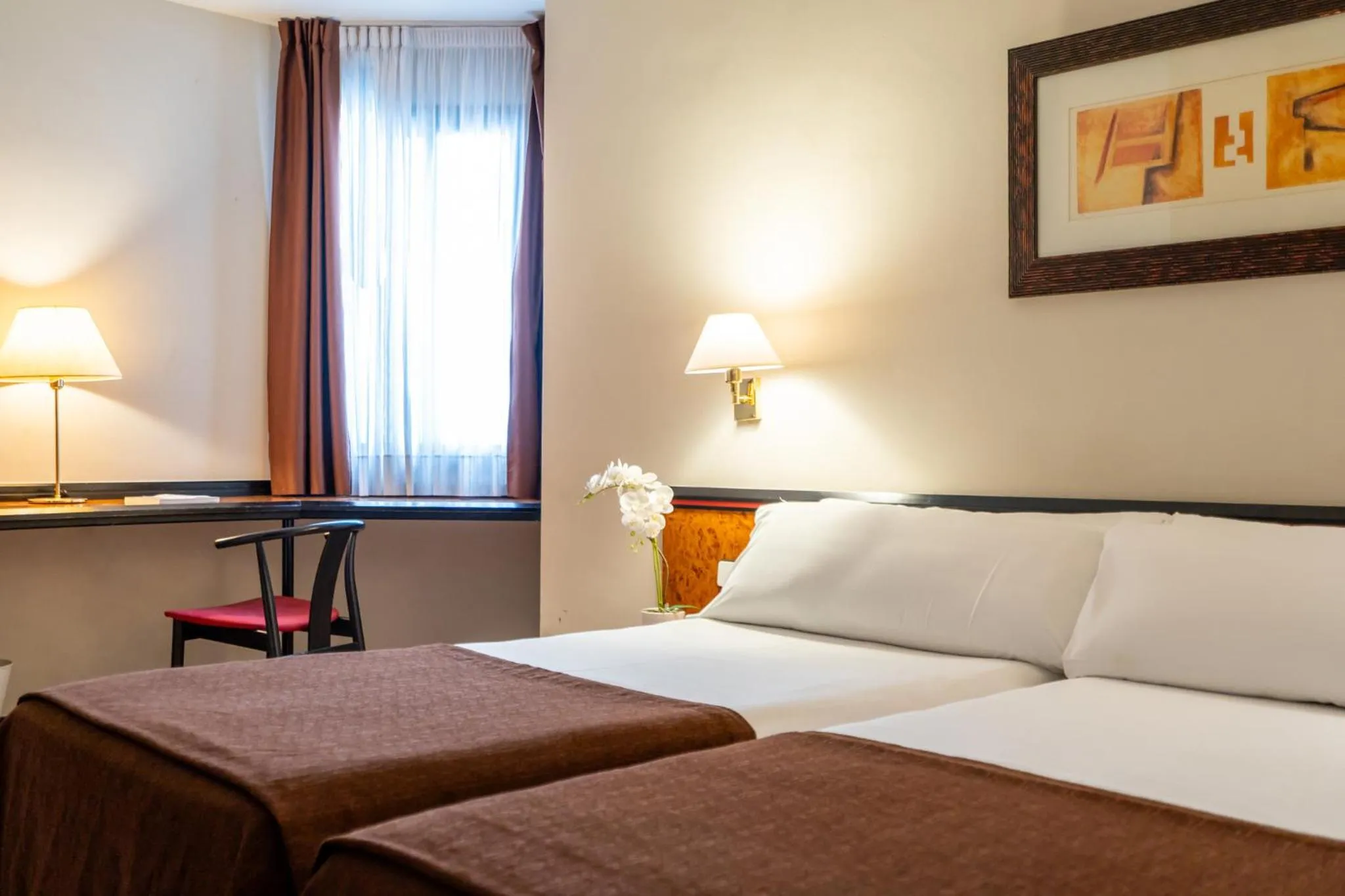 Bed in Hotel Glòries