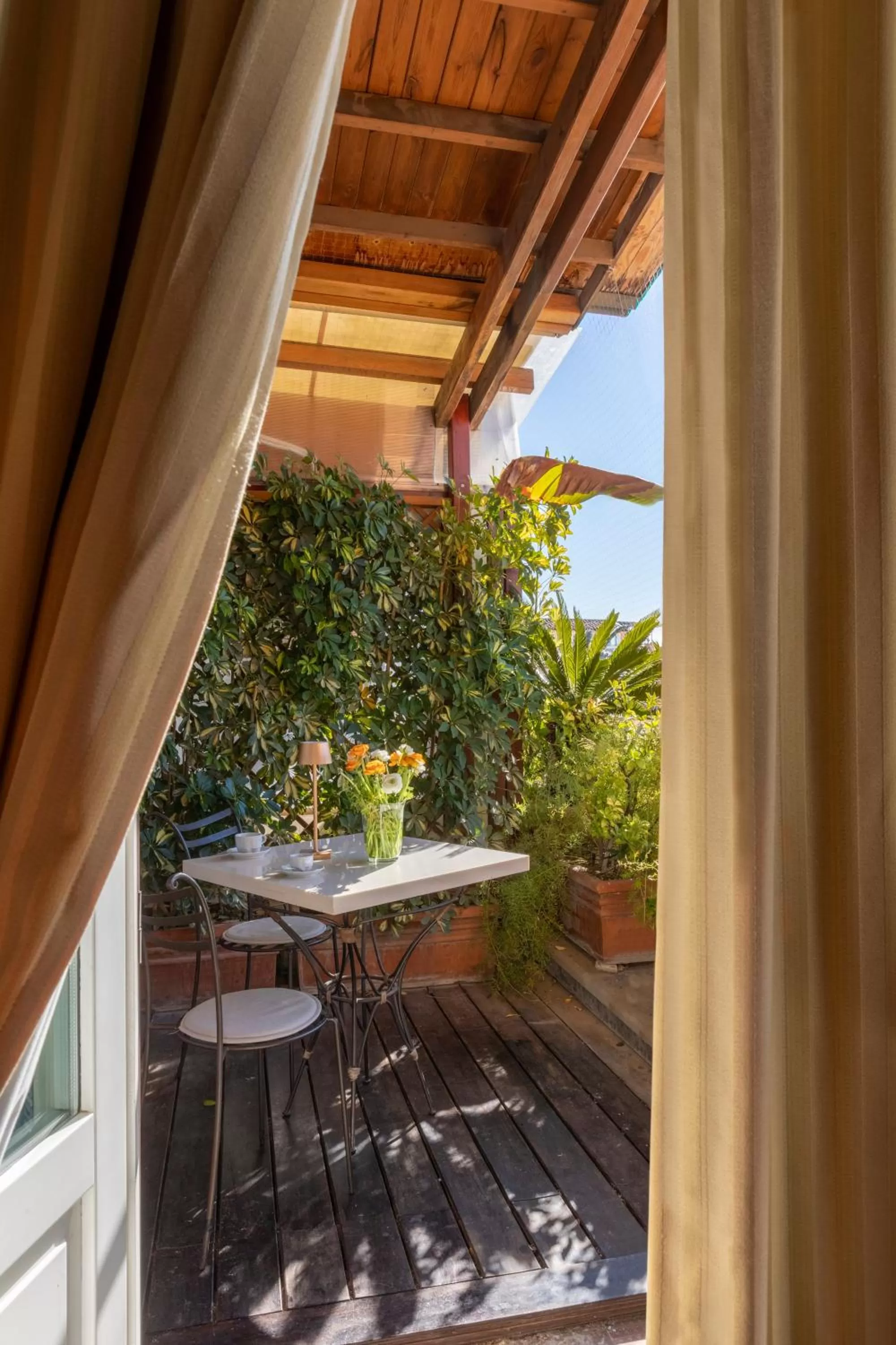 Patio in Hotel Scalinata Di Spagna