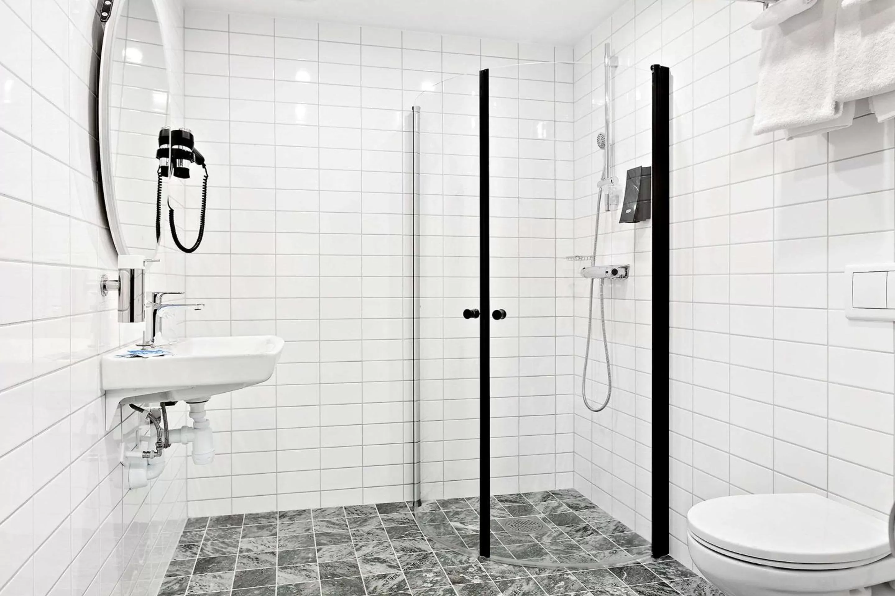 Bathroom in Sure Hotel Studio by Best Western Bromma