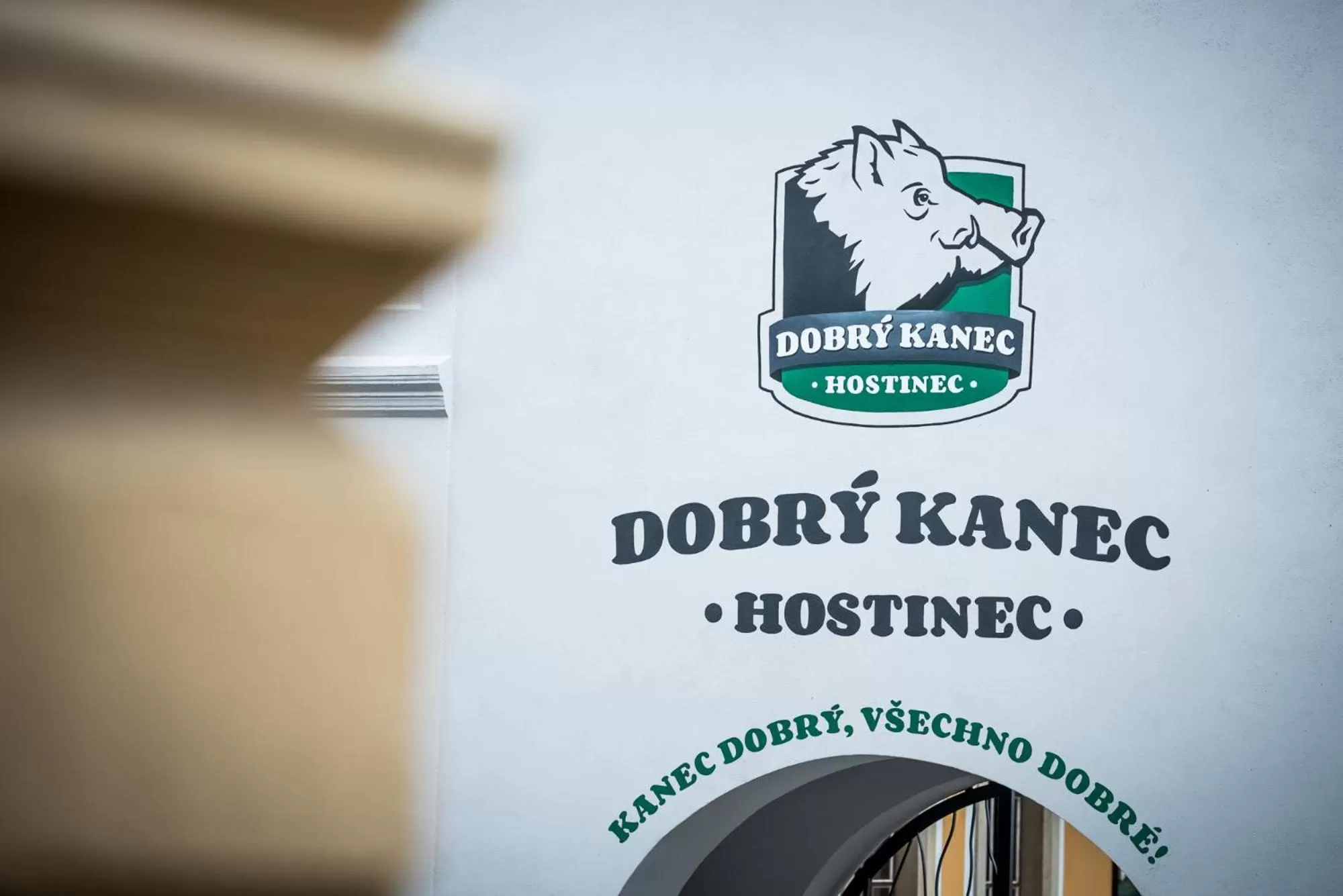 Logo/Certificate/Sign in Dobrý Kanec - Hostinec