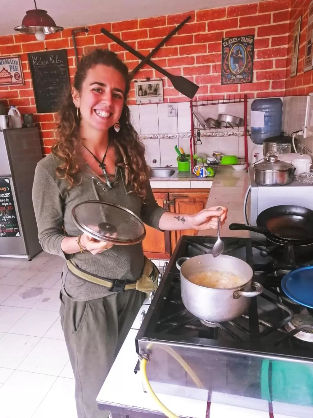 People in Flying Donkey