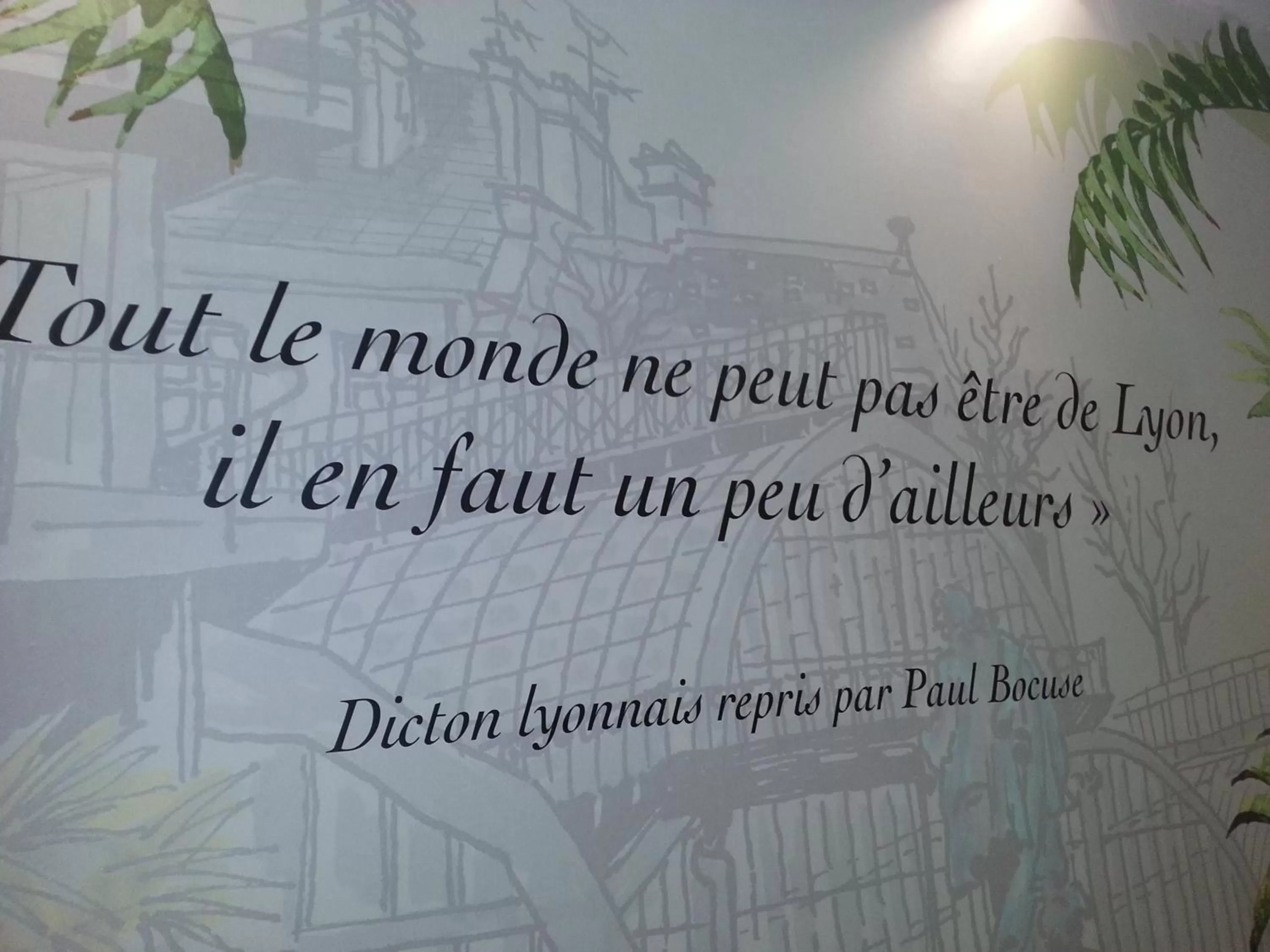 Decorative detail in Best Western Crequi Lyon Part Dieu