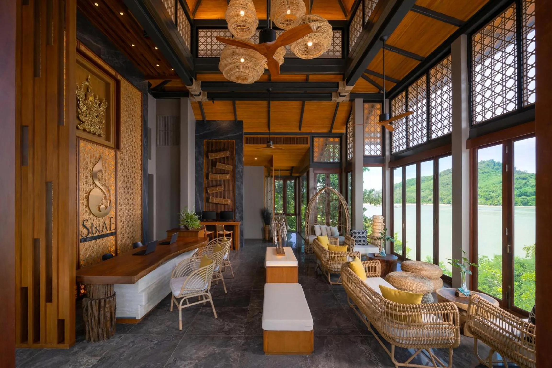 Lobby or reception in SINAE Phuket Luxury Hotel