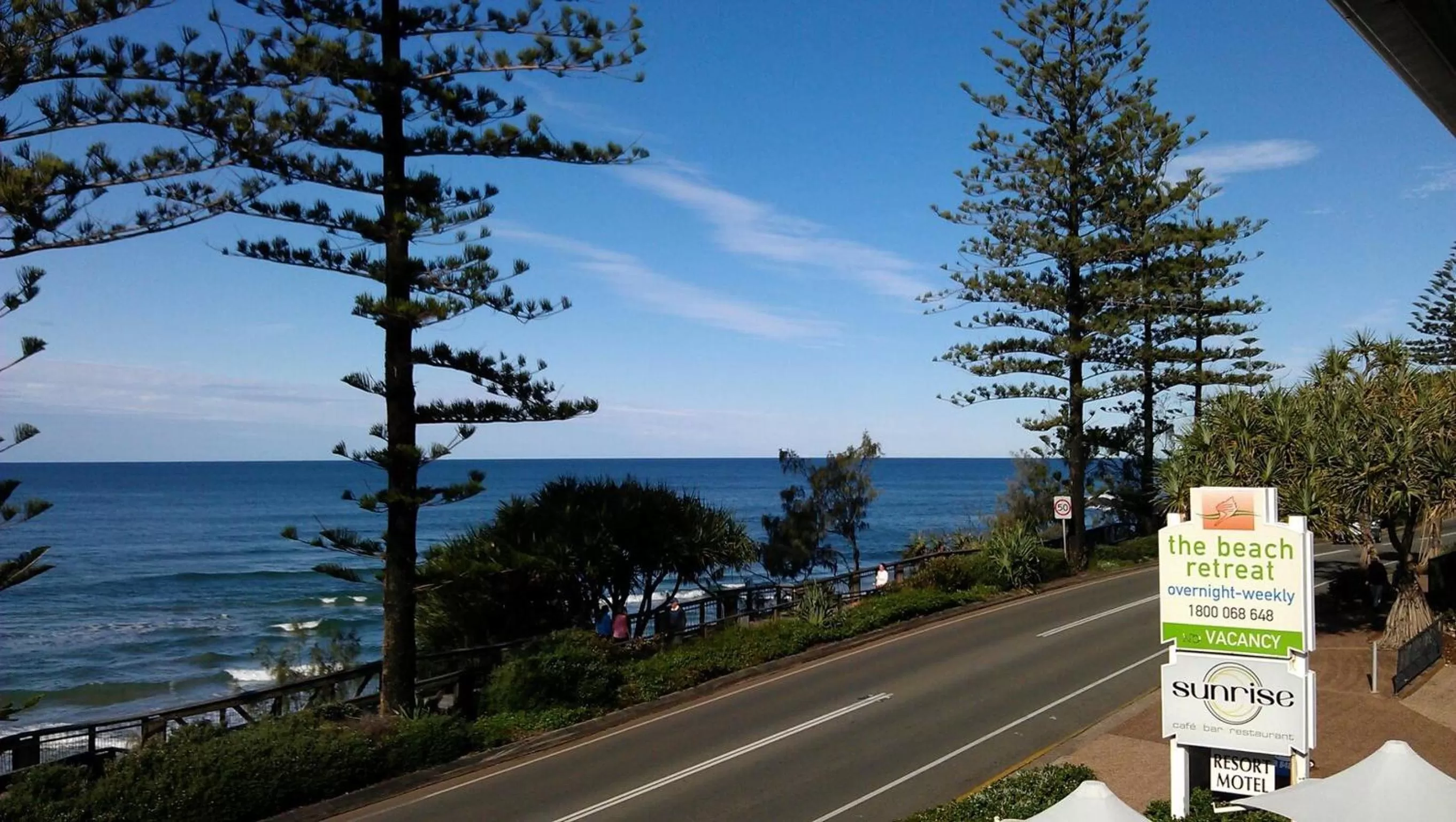 Street view in The Beach Retreat Coolum