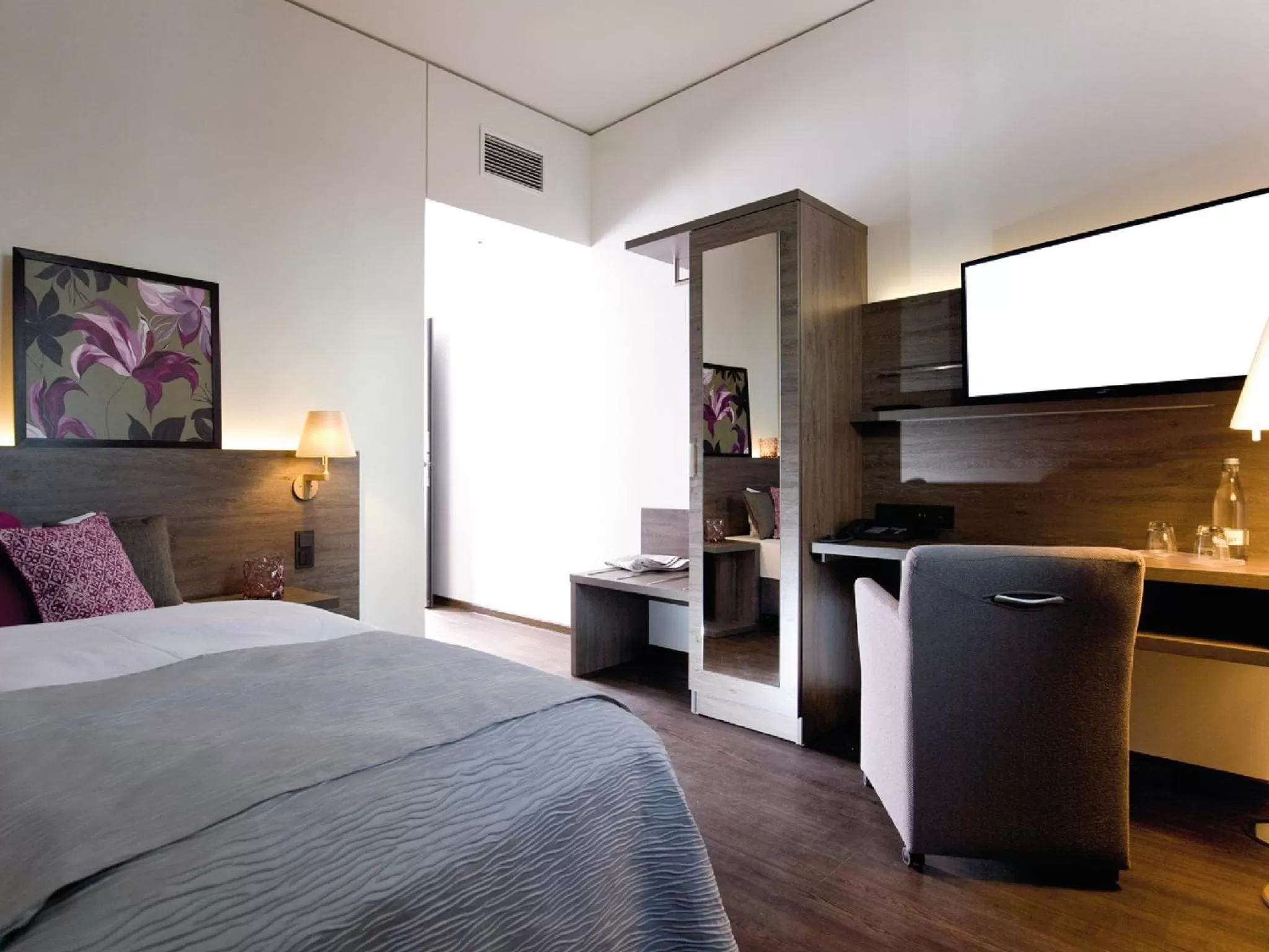 Bed in Hotel Eislinger Tor