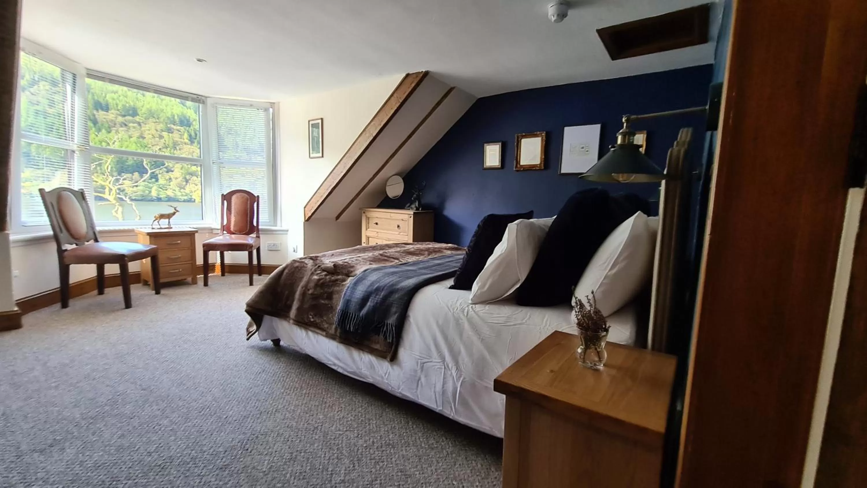 Bed in The Coylet Inn by Loch Eck