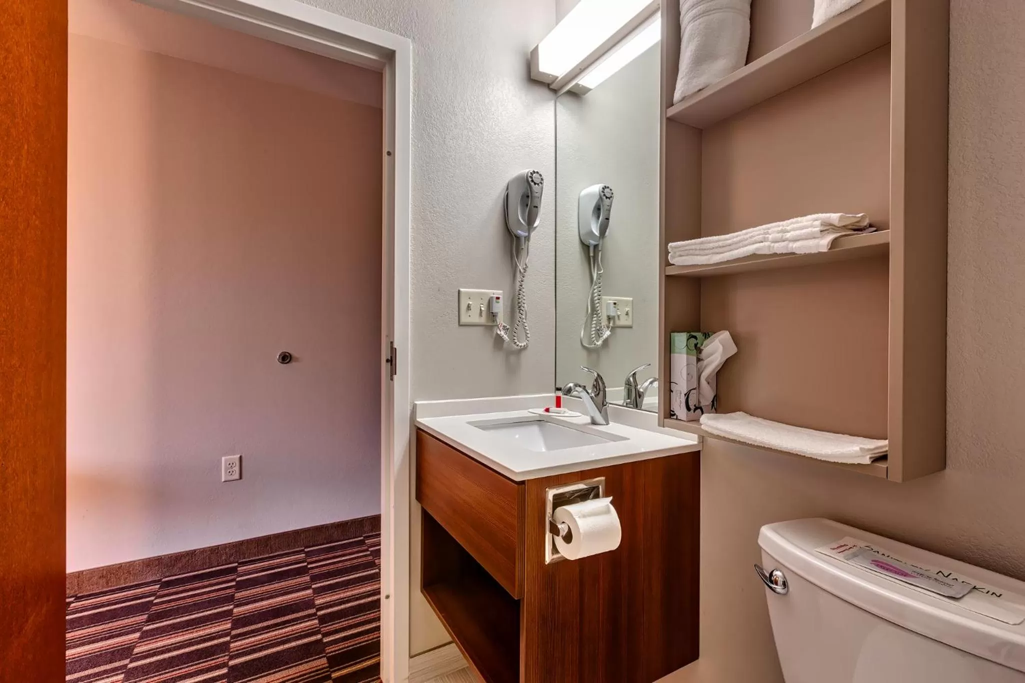 Bathroom in Microtel Inn & Suites by Wyndham Niagara Falls