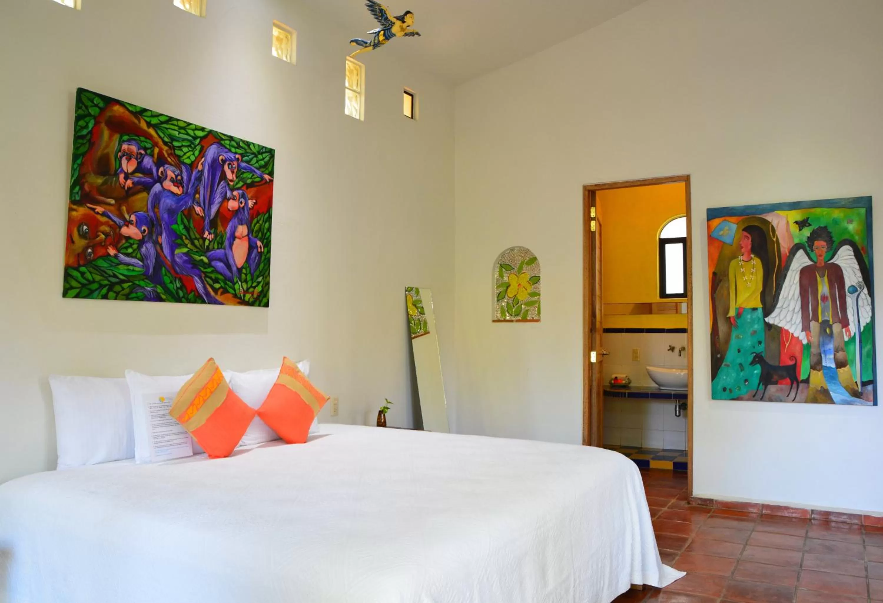 Property building, Bed in Hotel Villa Mozart y Macondo