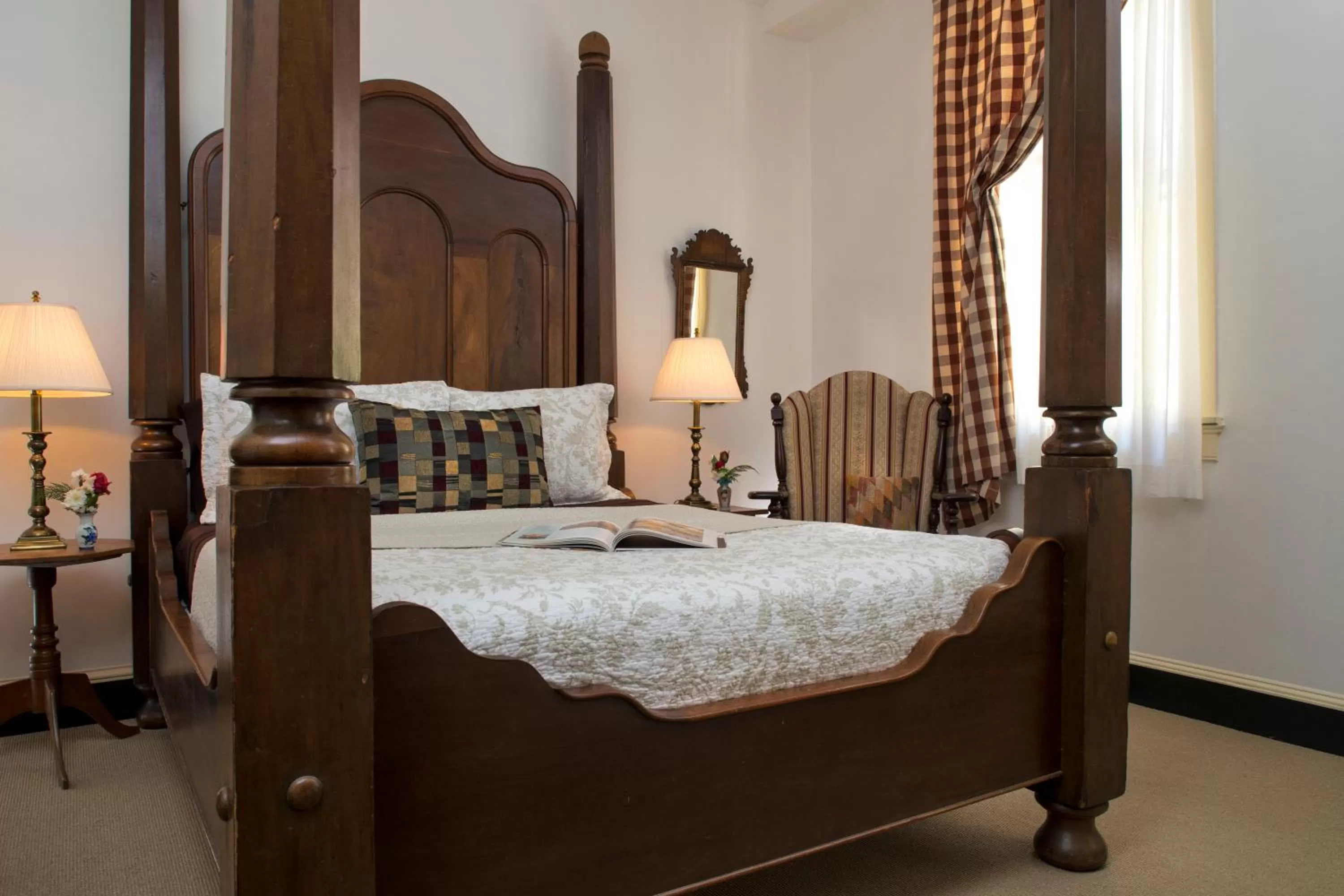 Bed in Rachael's Dowry Bed and Breakfast