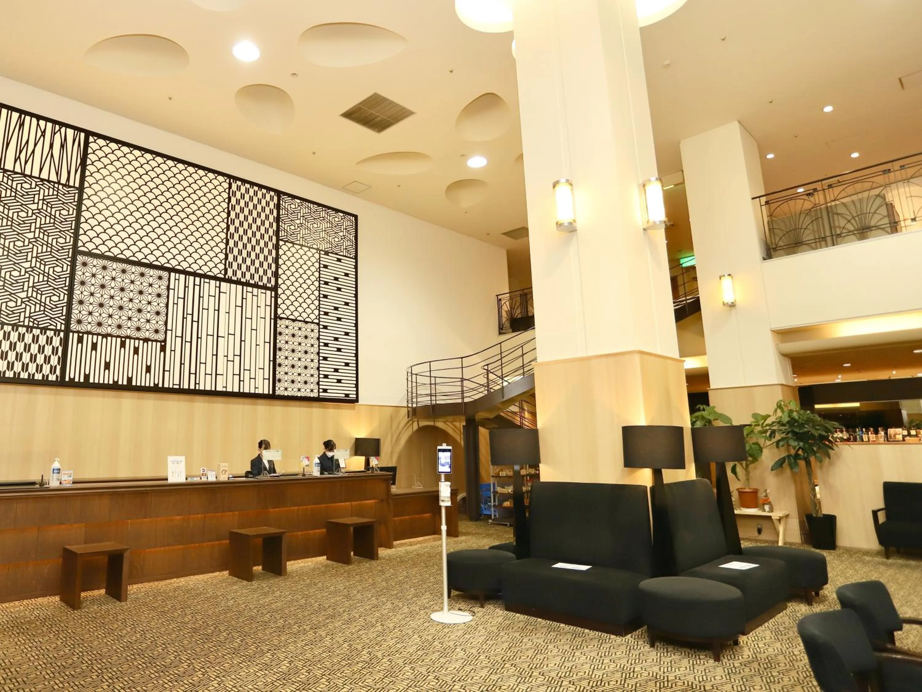 Lobby or reception in Hotel Abest Sapporo
