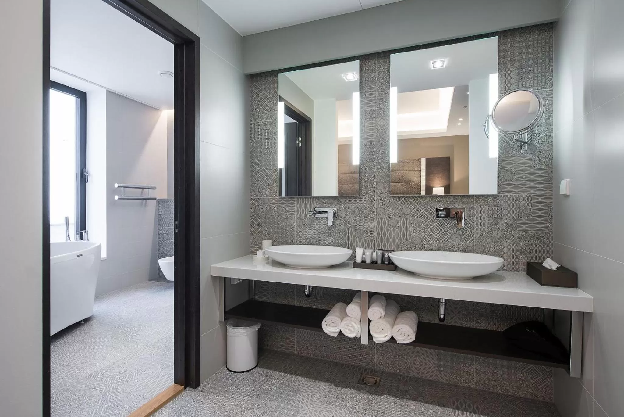 Bathroom in Lydia Hotel