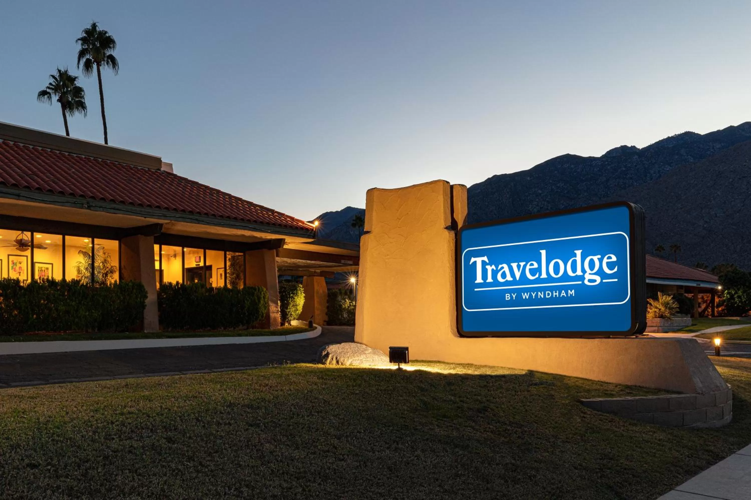 Property building in Travelodge by Wyndham Palm Springs