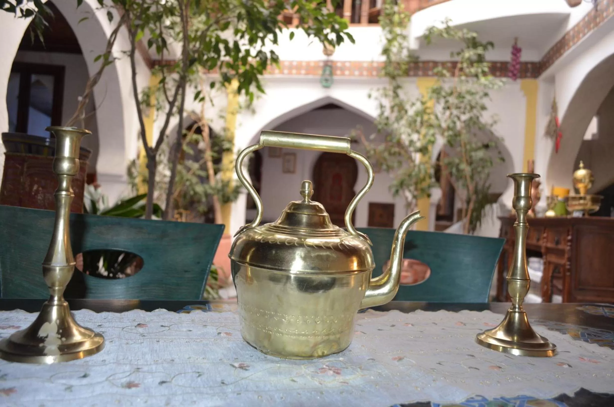 Decorative detail, Drinks in Dar Meziana