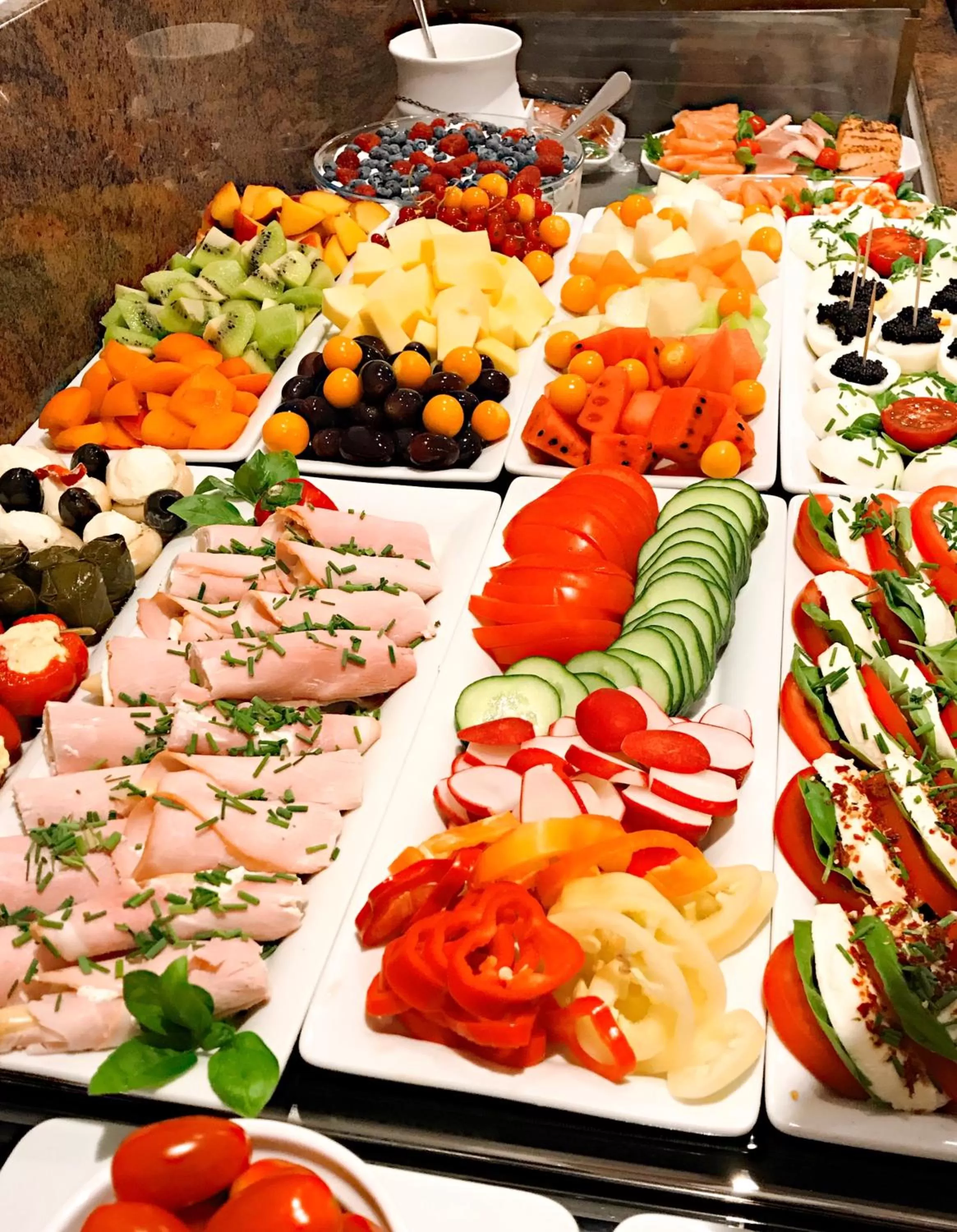 Continental breakfast in Kurhotel Wiedenmann