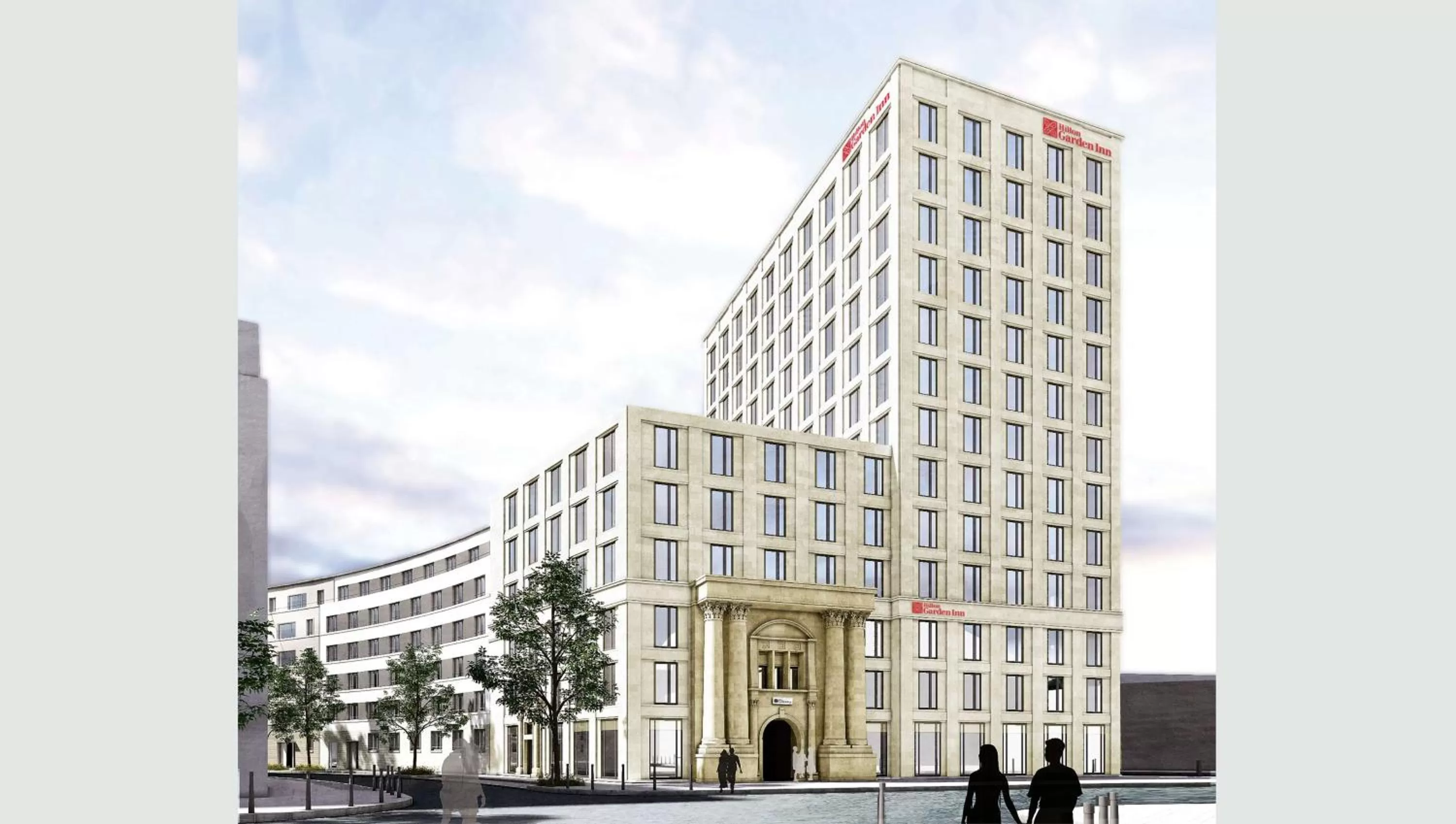Property building in Hilton Garden Inn Mannheim