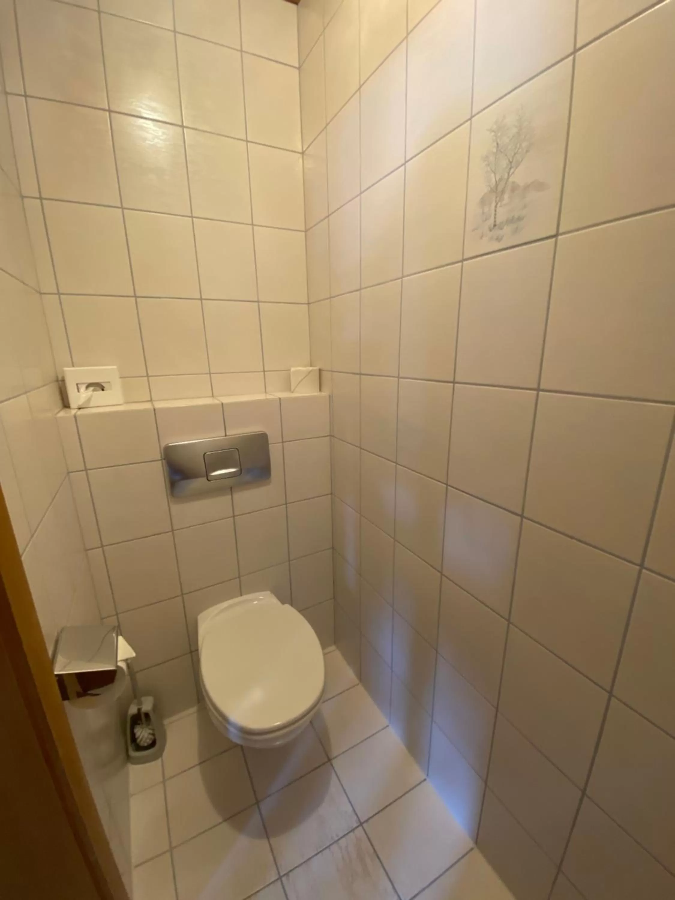 Toilet in Stammhaus im Hotel Alpine Palace