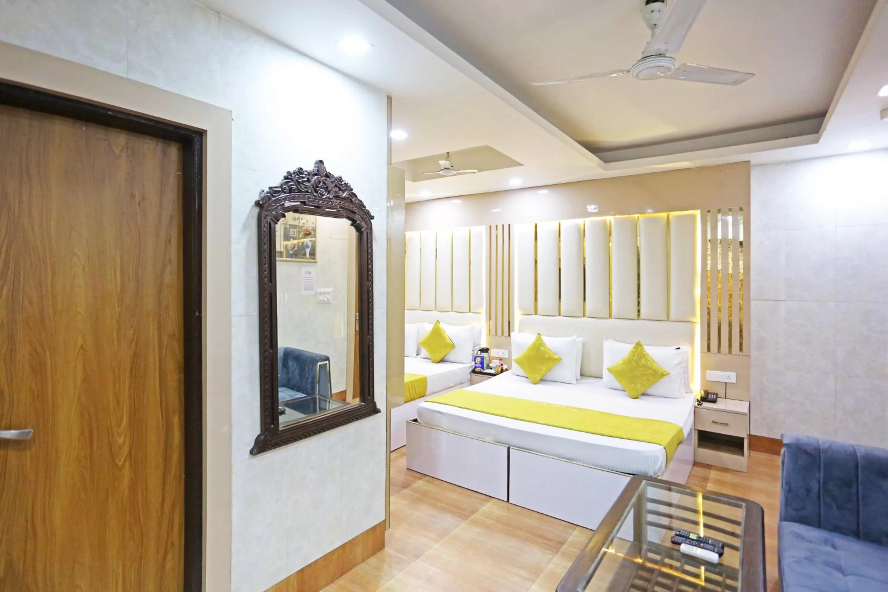 Photo of the whole room, Bathroom in Hotel Preet Palace -5 Mints Walk From Nizamuddin Railway Station