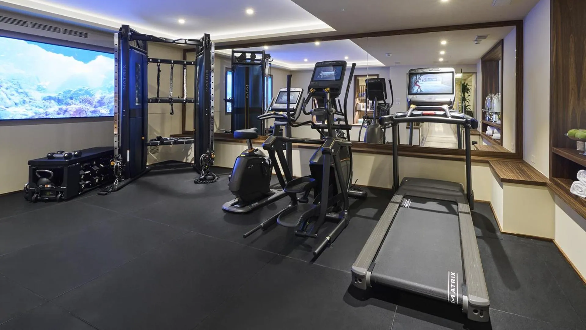 Fitness centre/facilities in Grand Hotel Principe Di Piemonte
