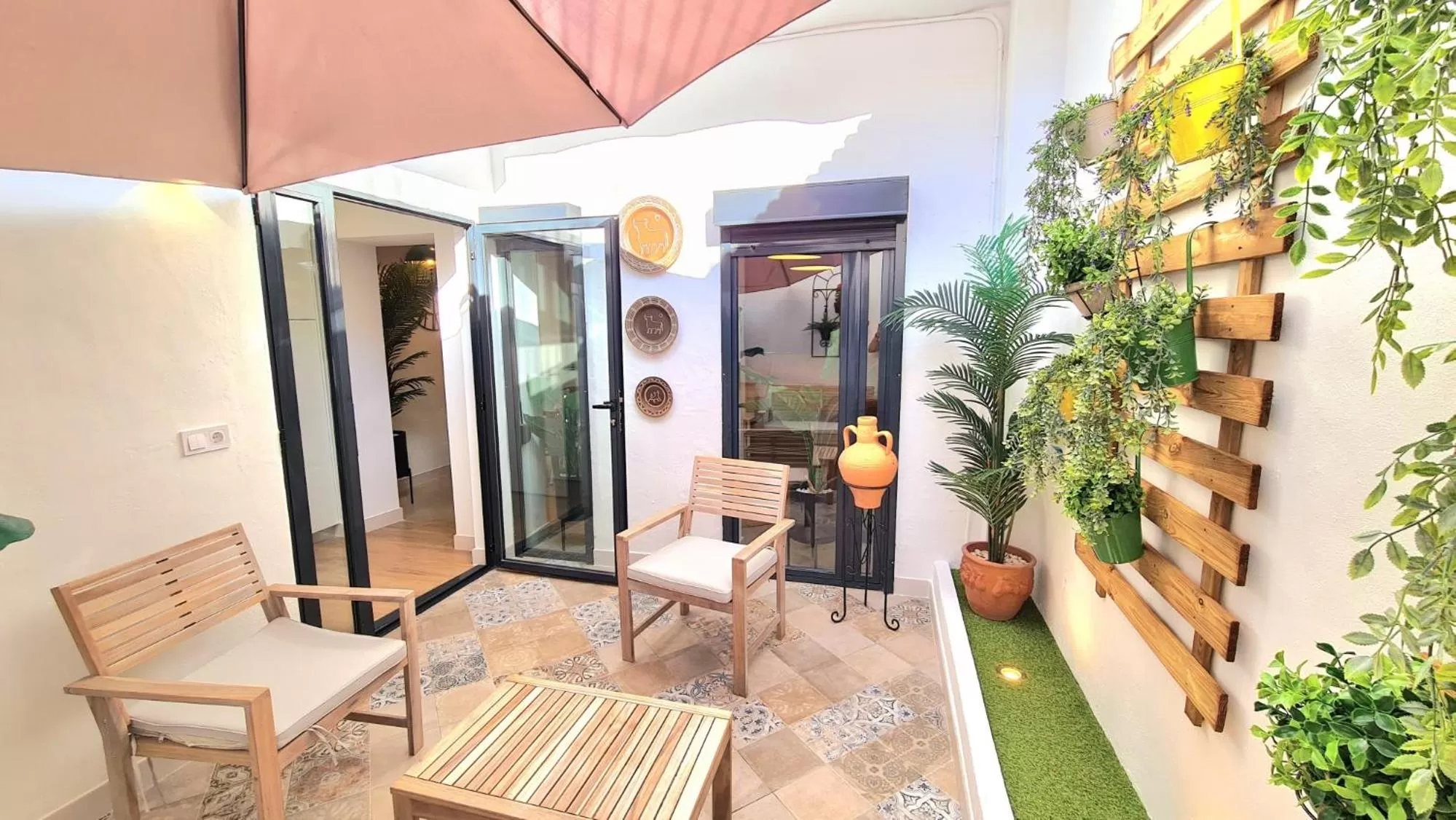 Patio in Apartamentos de la Huerta