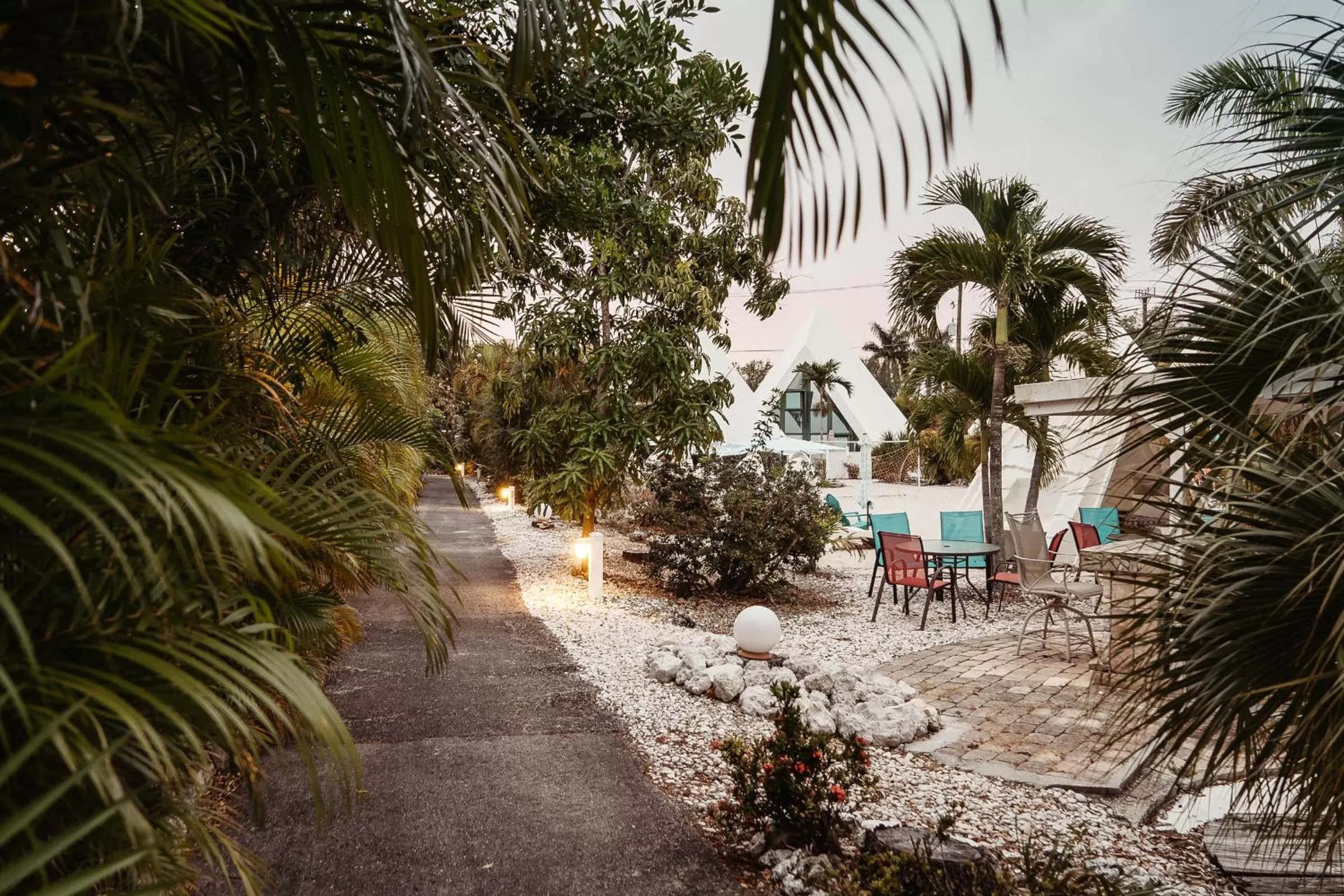 Garden in Pyramids in Florida