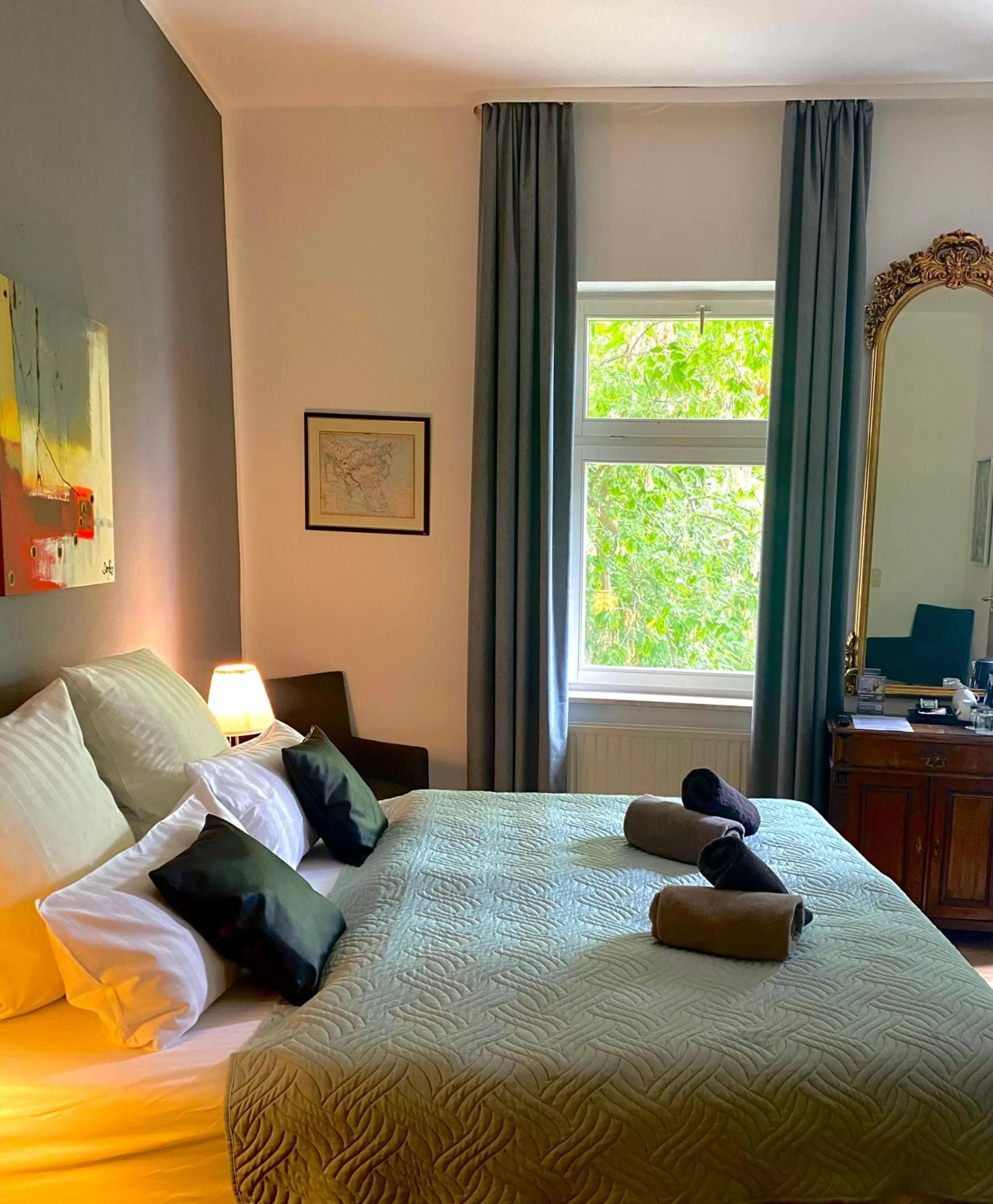 Bed in Bärliner Hotel