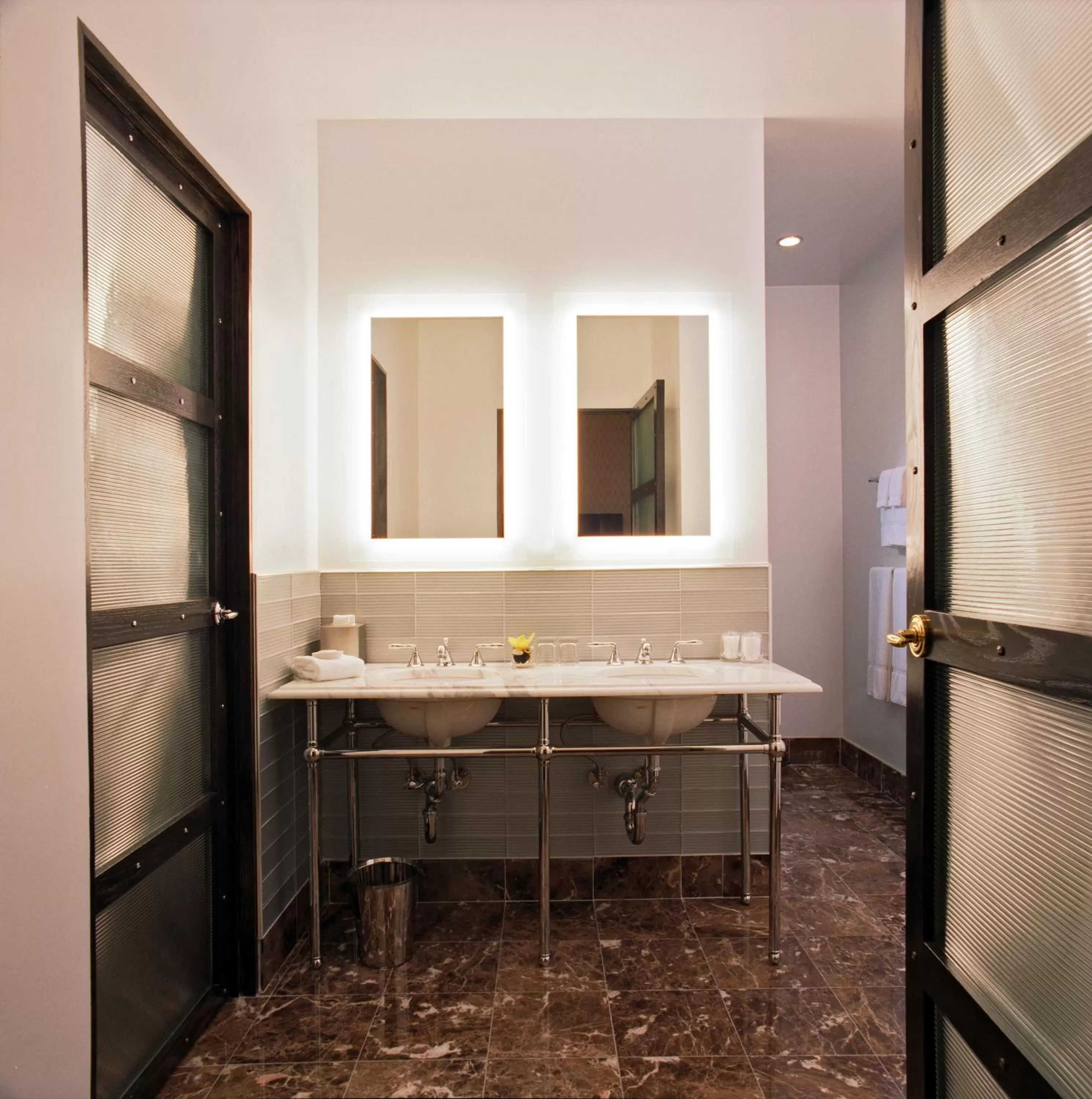 Bathroom in Gild Hall, A Thompson Hotel, by Hyatt