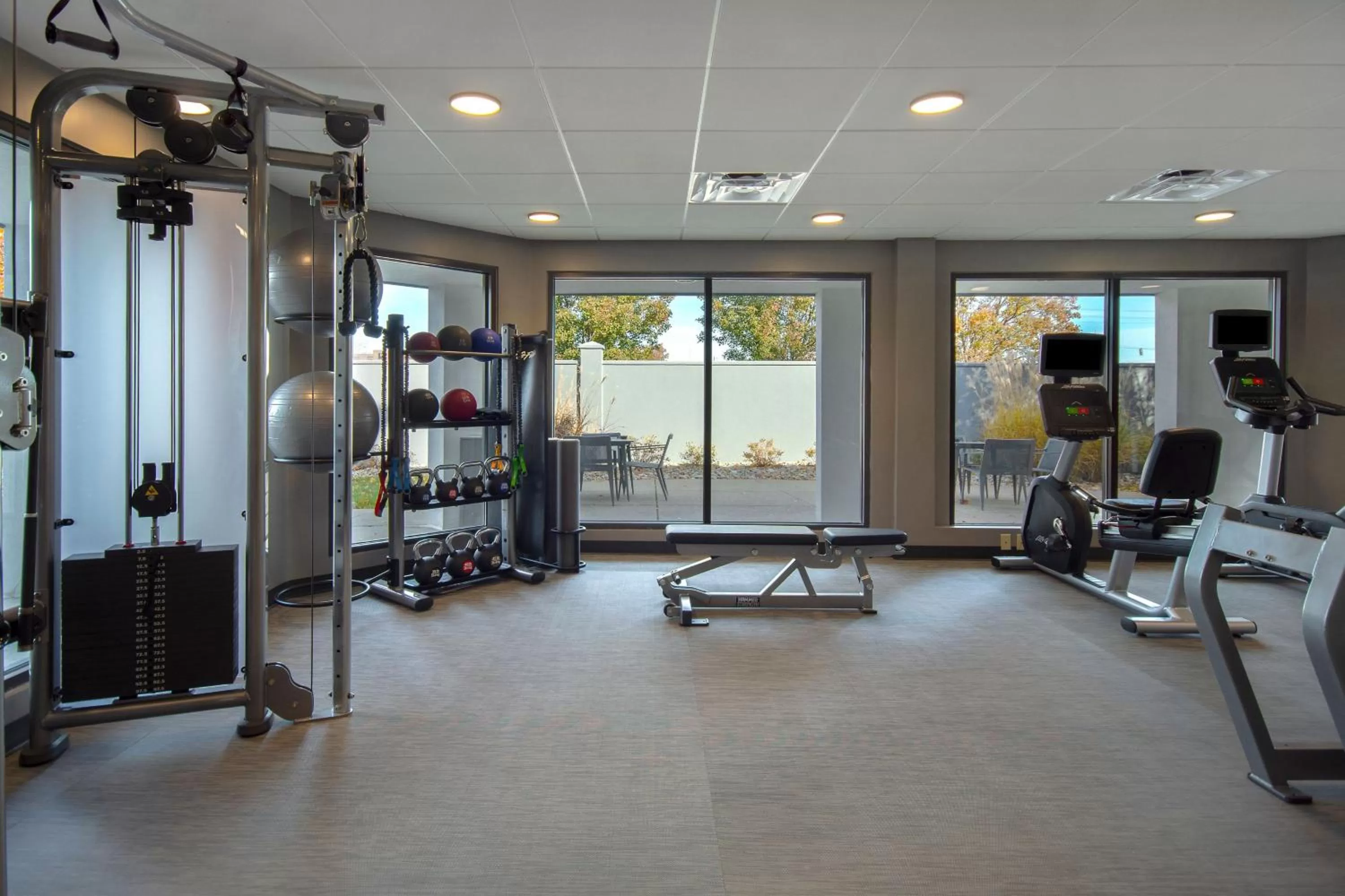 Fitness centre/facilities in Courtyard by Marriott Cincinnati Airport