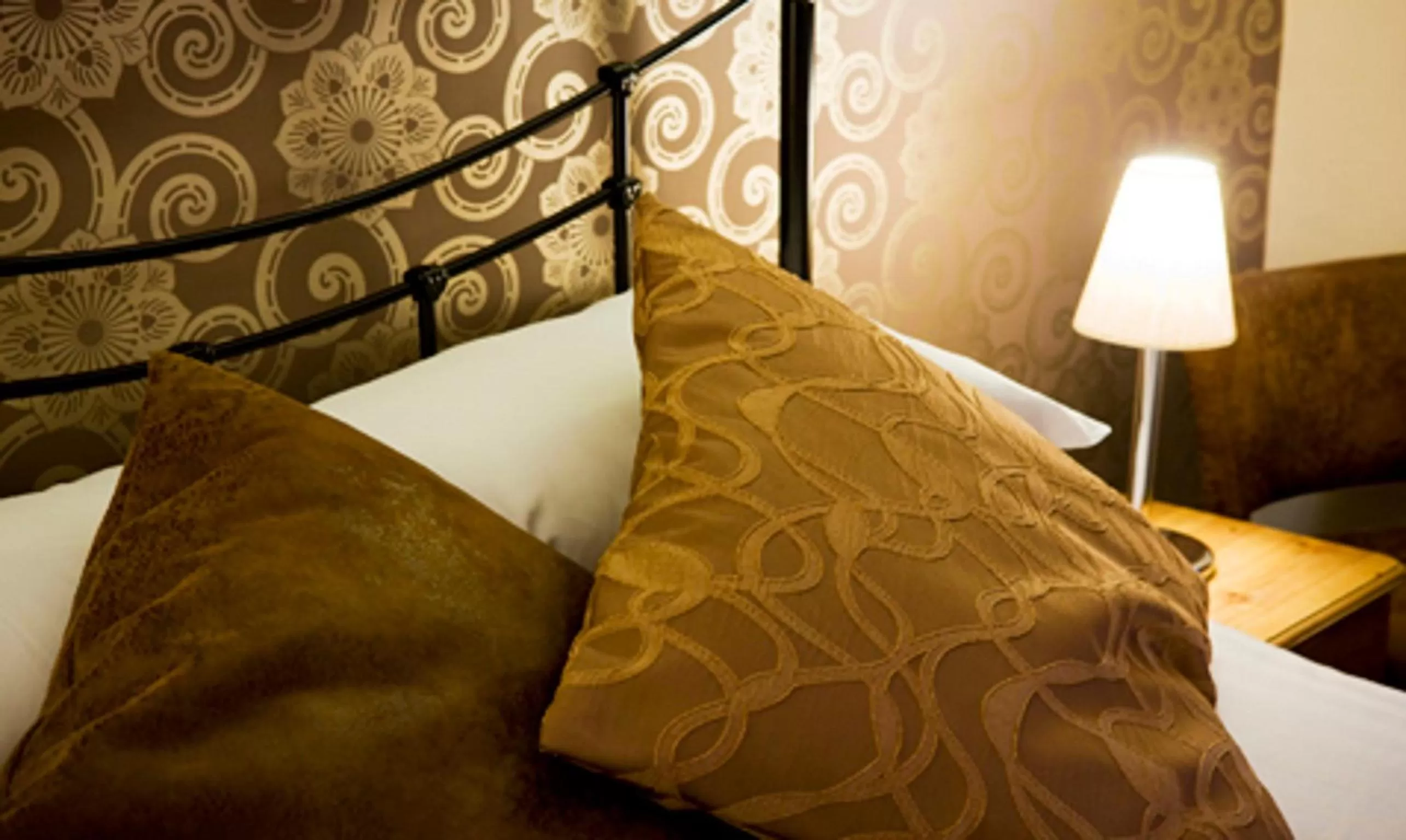 Decorative detail, Bed in The Junction Hotel
