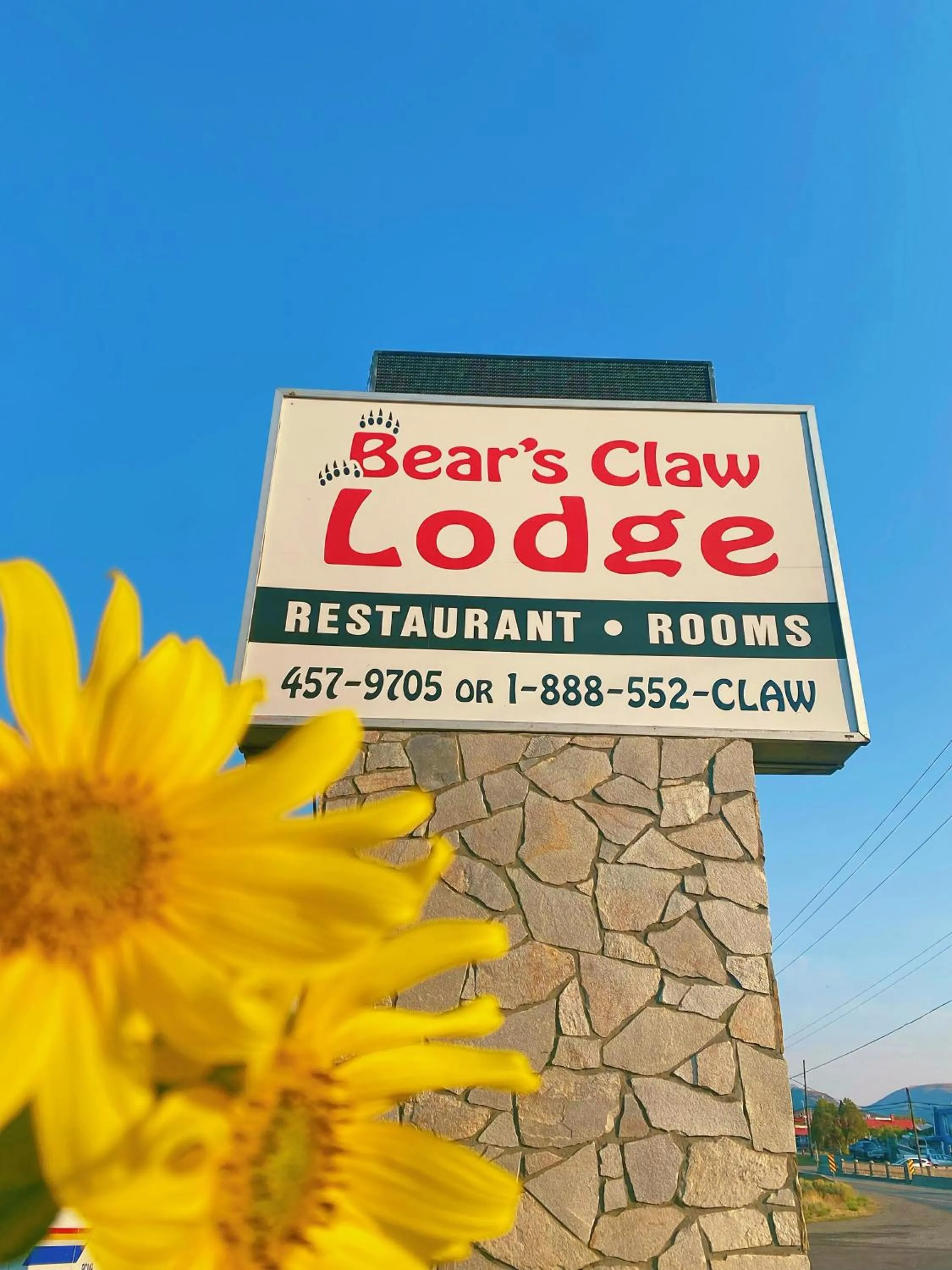 Property logo or sign in Bear's Claw Lodge