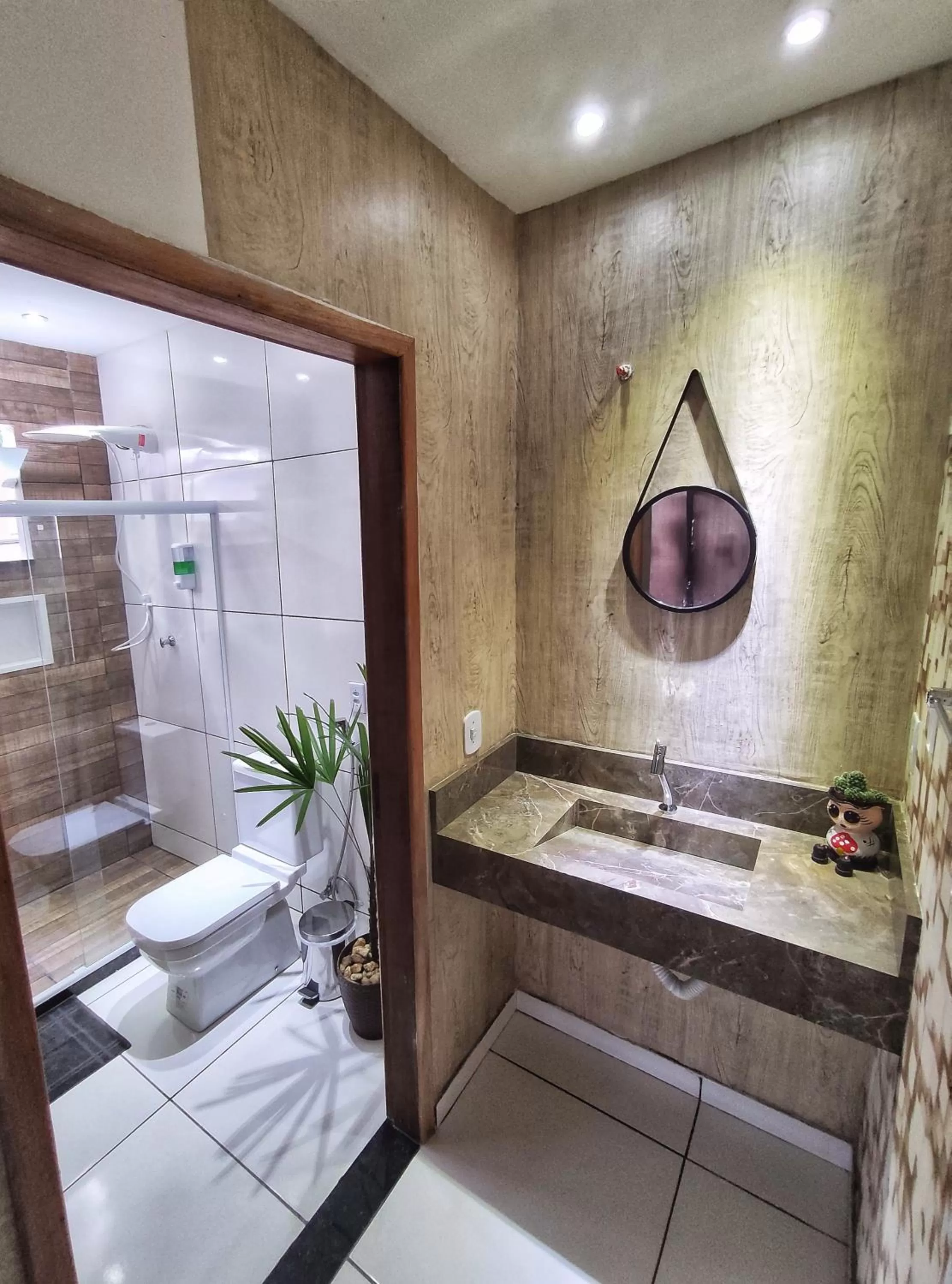 Bathroom in Pousada Bela Vista Maricá