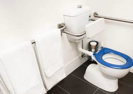 Toilet in Shoreline Hotel