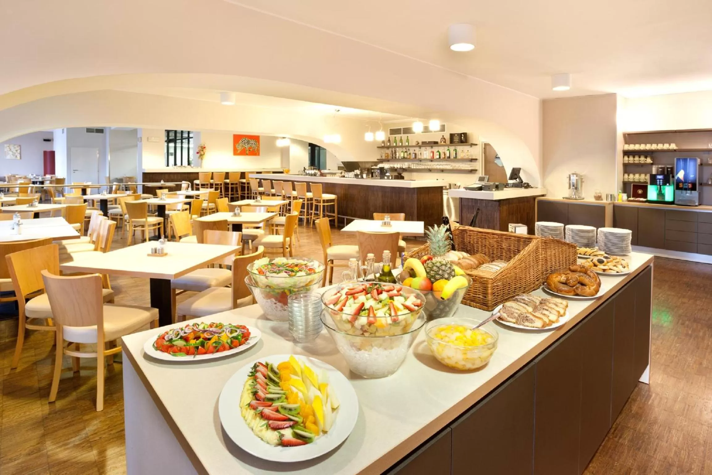 Buffet breakfast in Akcent hotel