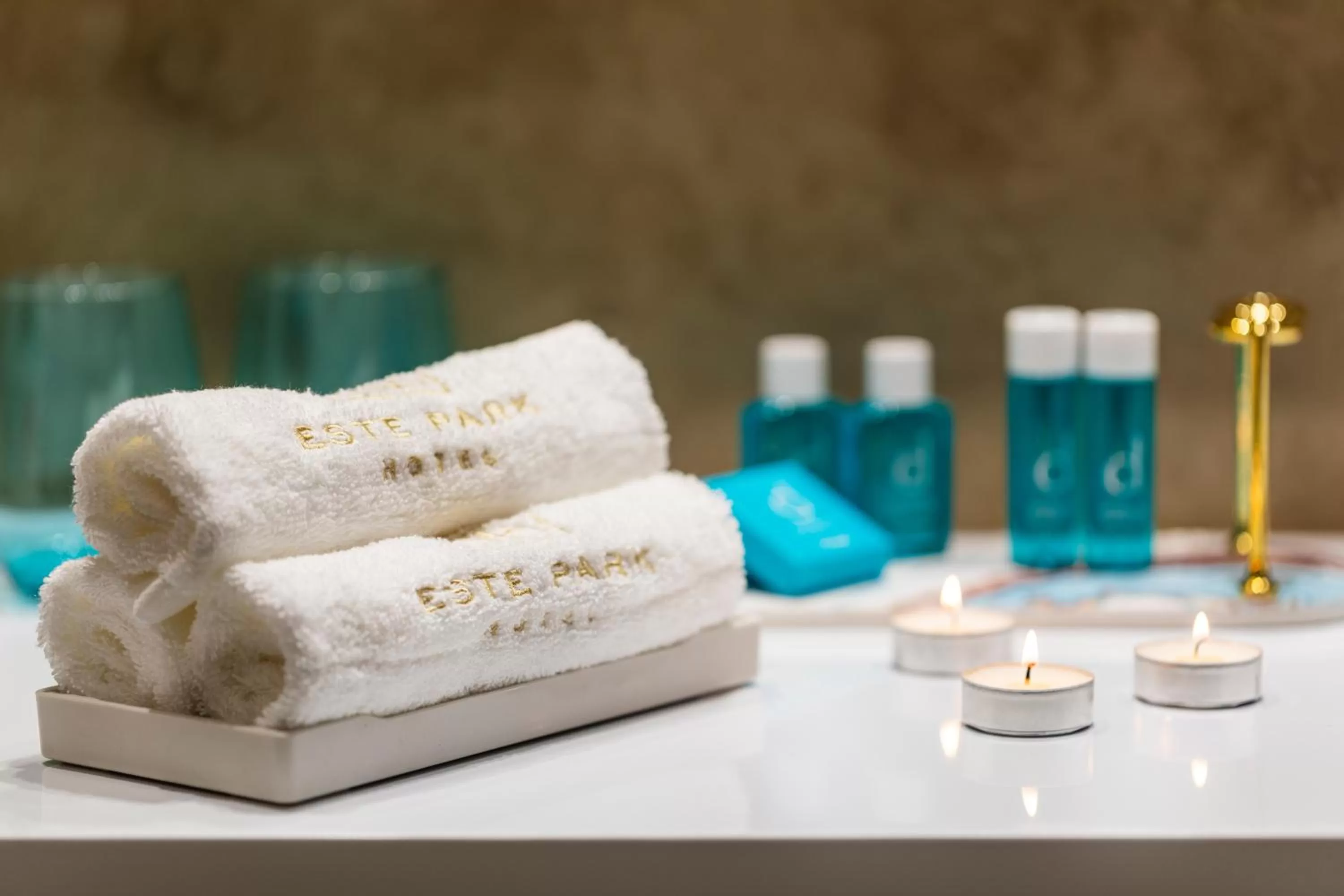 Bathroom in -- ESTE PARK HOTEL -- part of Urban Chic Luxury Design Hotels - Parking & Compliments - next to Shopping & Dining Mall Plovdiv