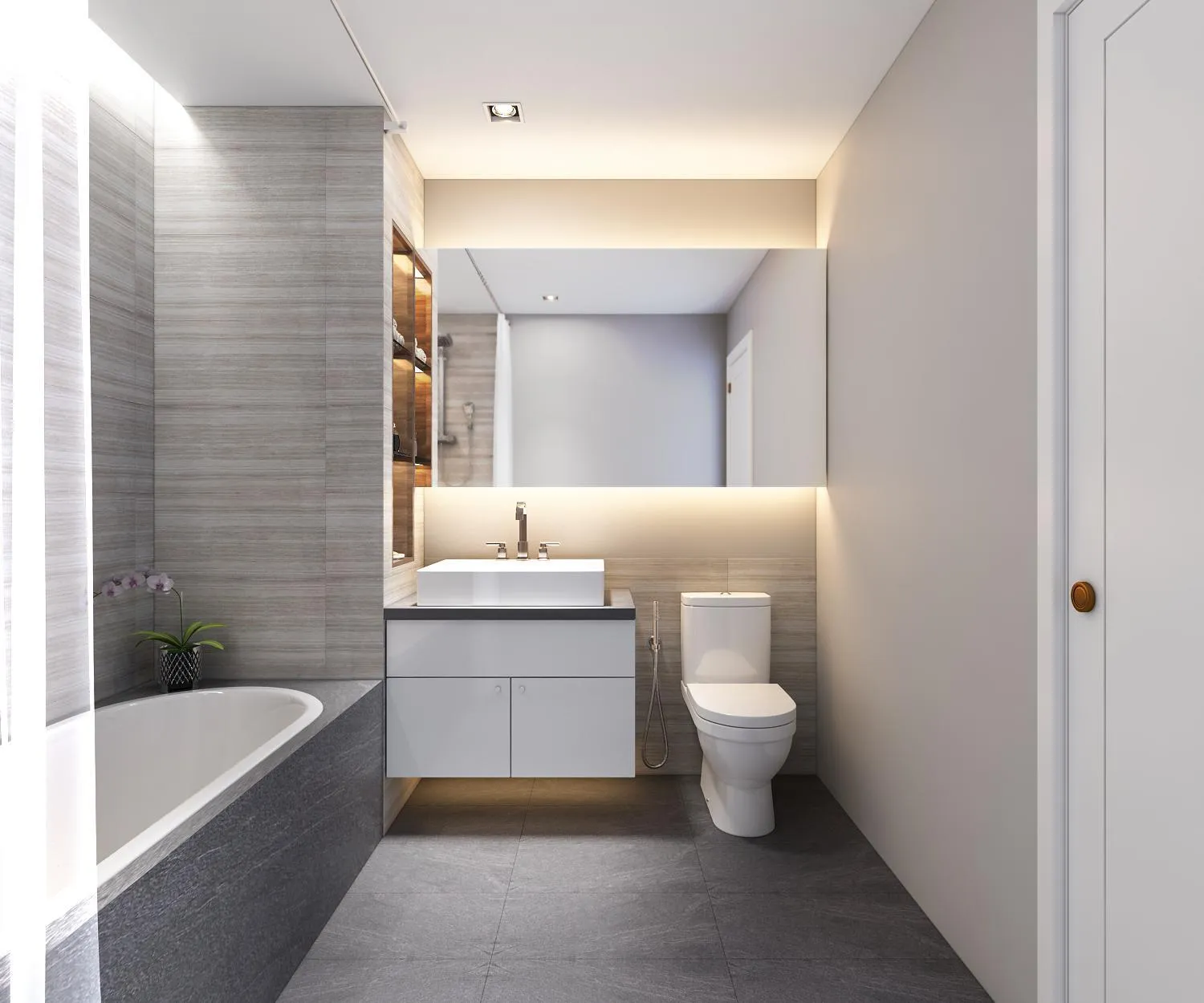 Bathroom in Ha Noi Hotel near Tan Son Nhat International Airport