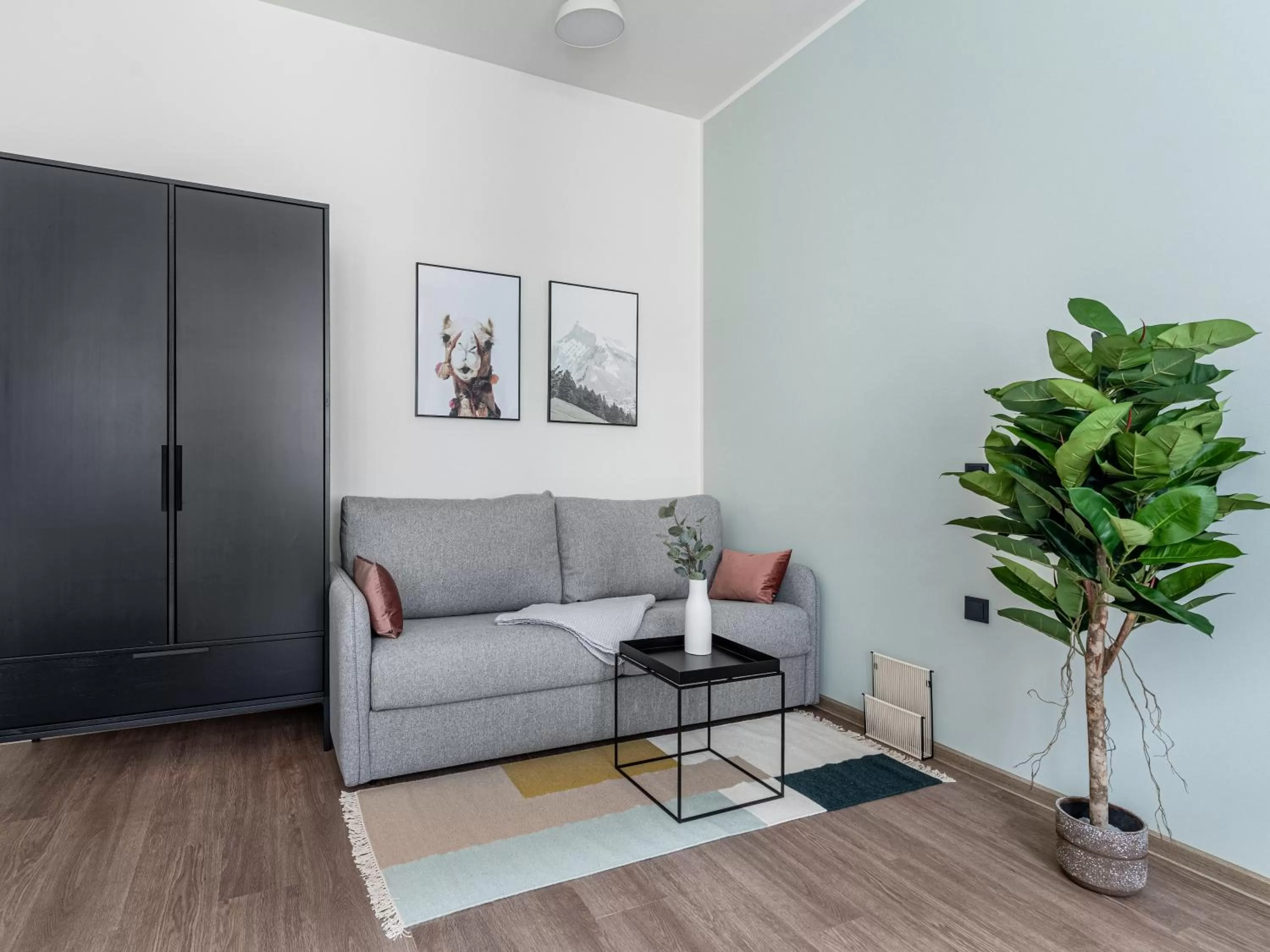 Seating area in Limehome Leipzig Oelßner's Hof