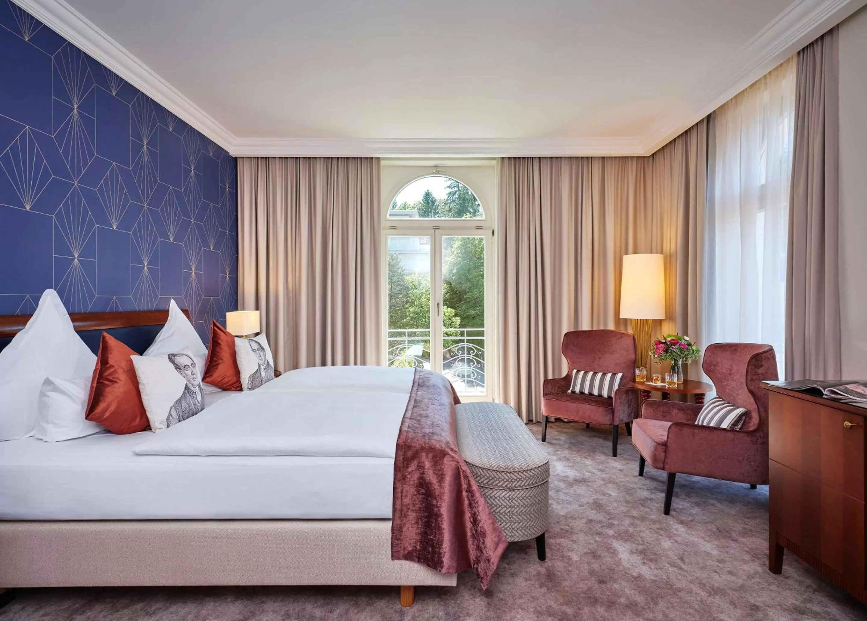 Bedroom, Bed in Maison Messmer - ein Mitglied der Hommage Luxury Hotels Collection