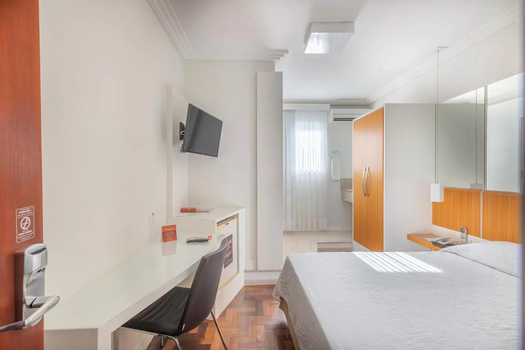 Bed in Hotel Glória Blumenau