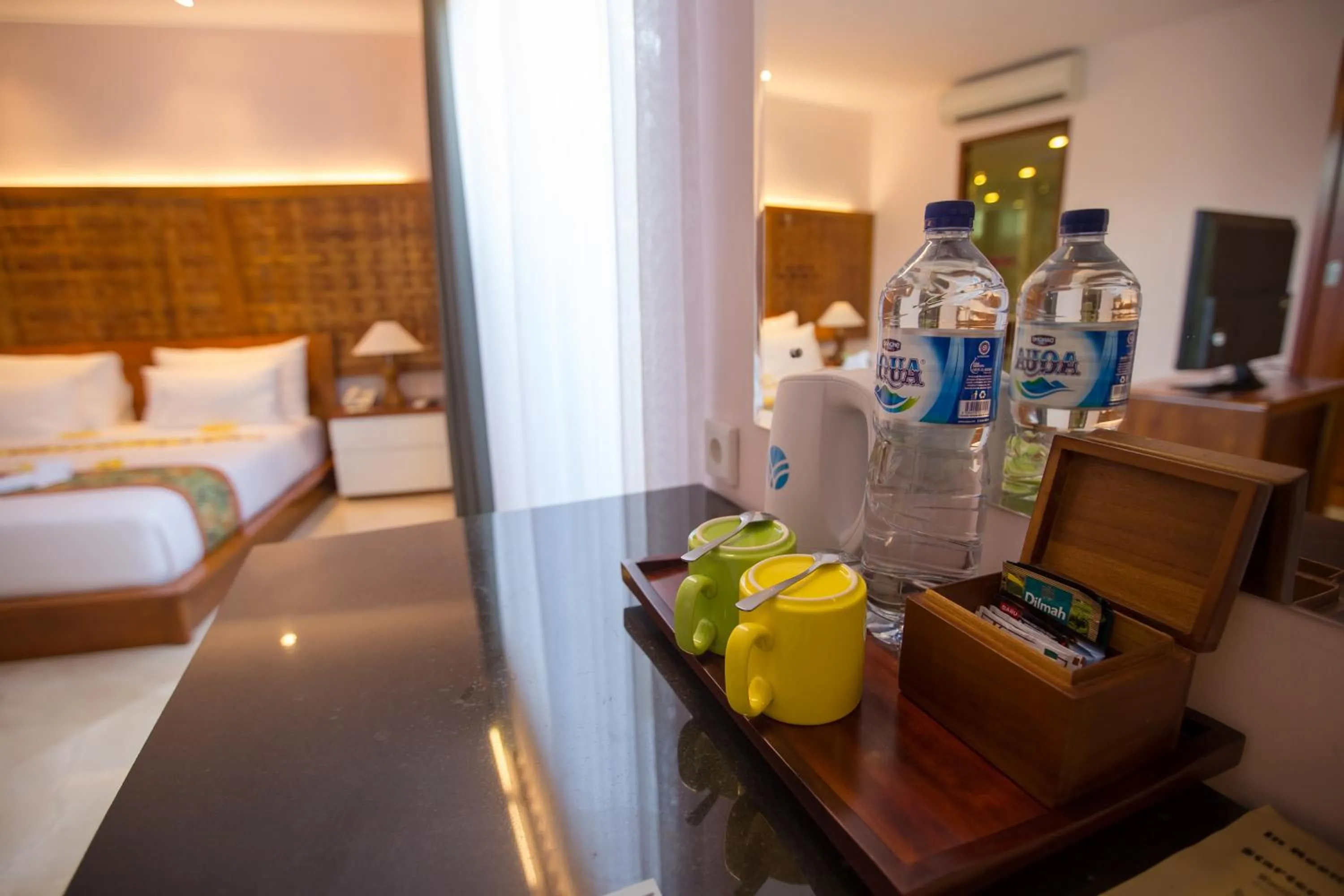 Coffee/tea facilities, Bed in Ubud Wana Resort