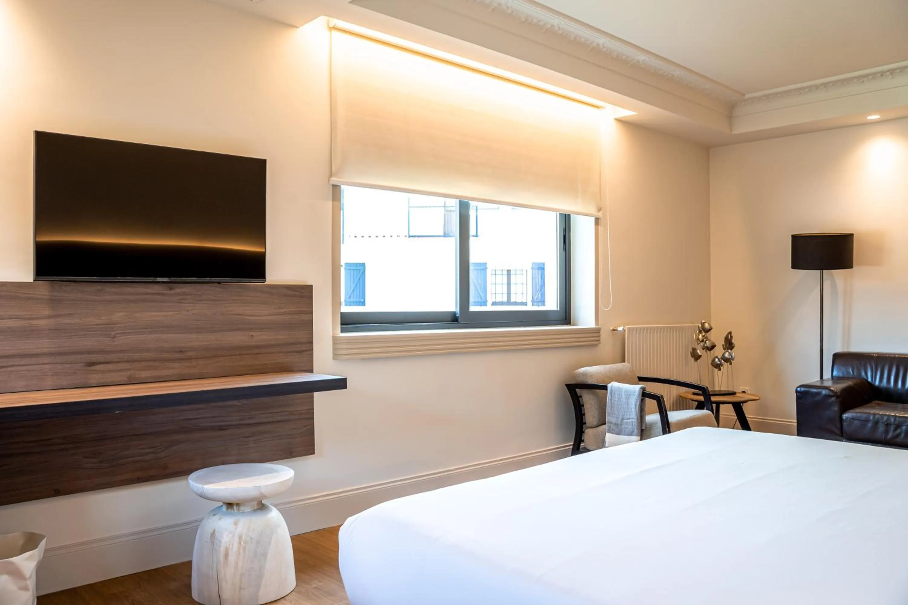 Bed in Hotel Rio Bidasoa