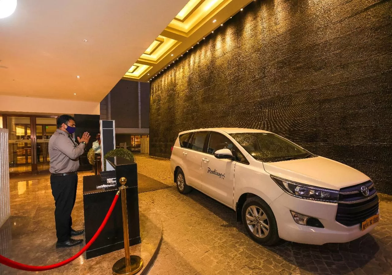 Facade/entrance in Radisson Bhopal