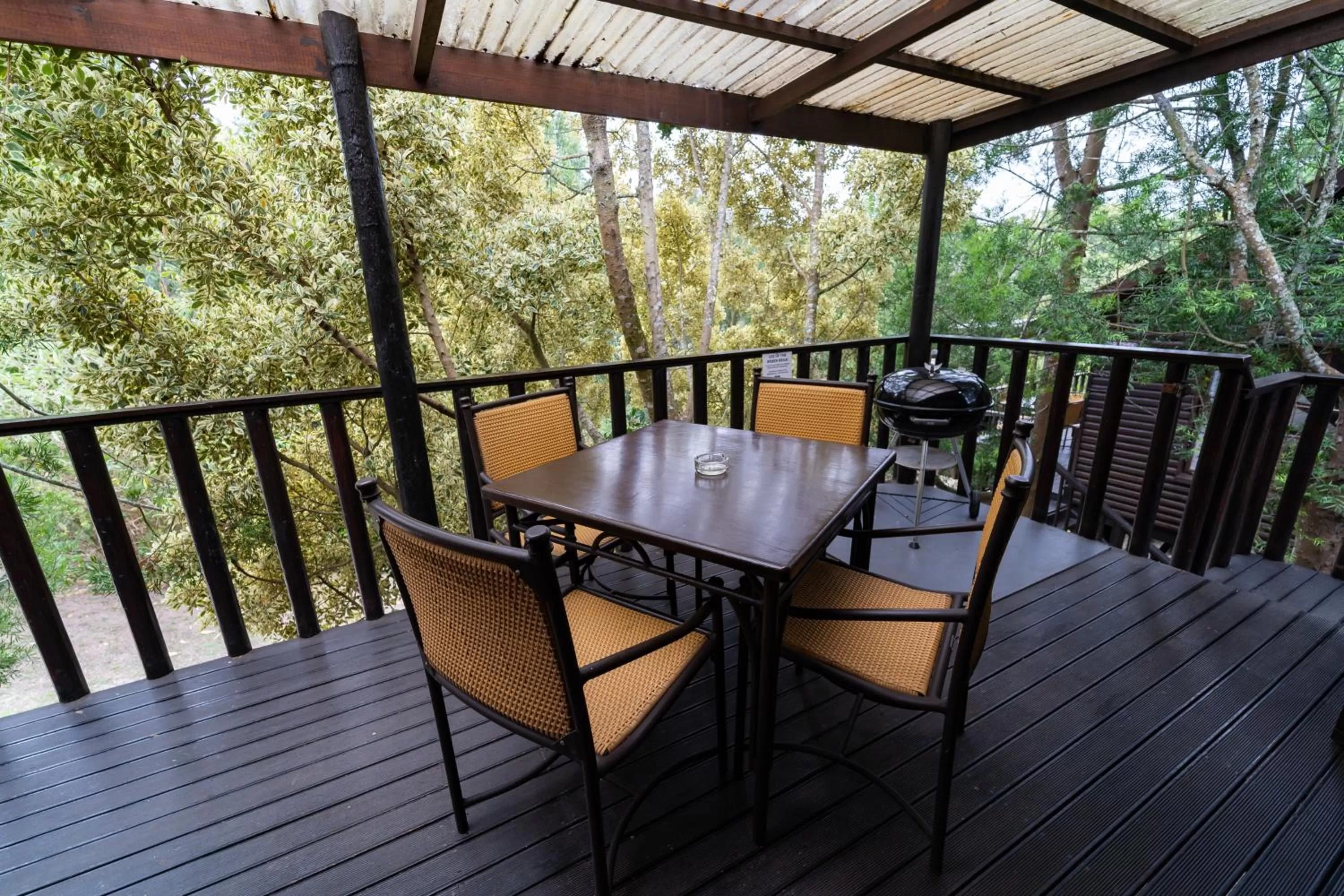 Patio in Gooderson Knysna Chalets