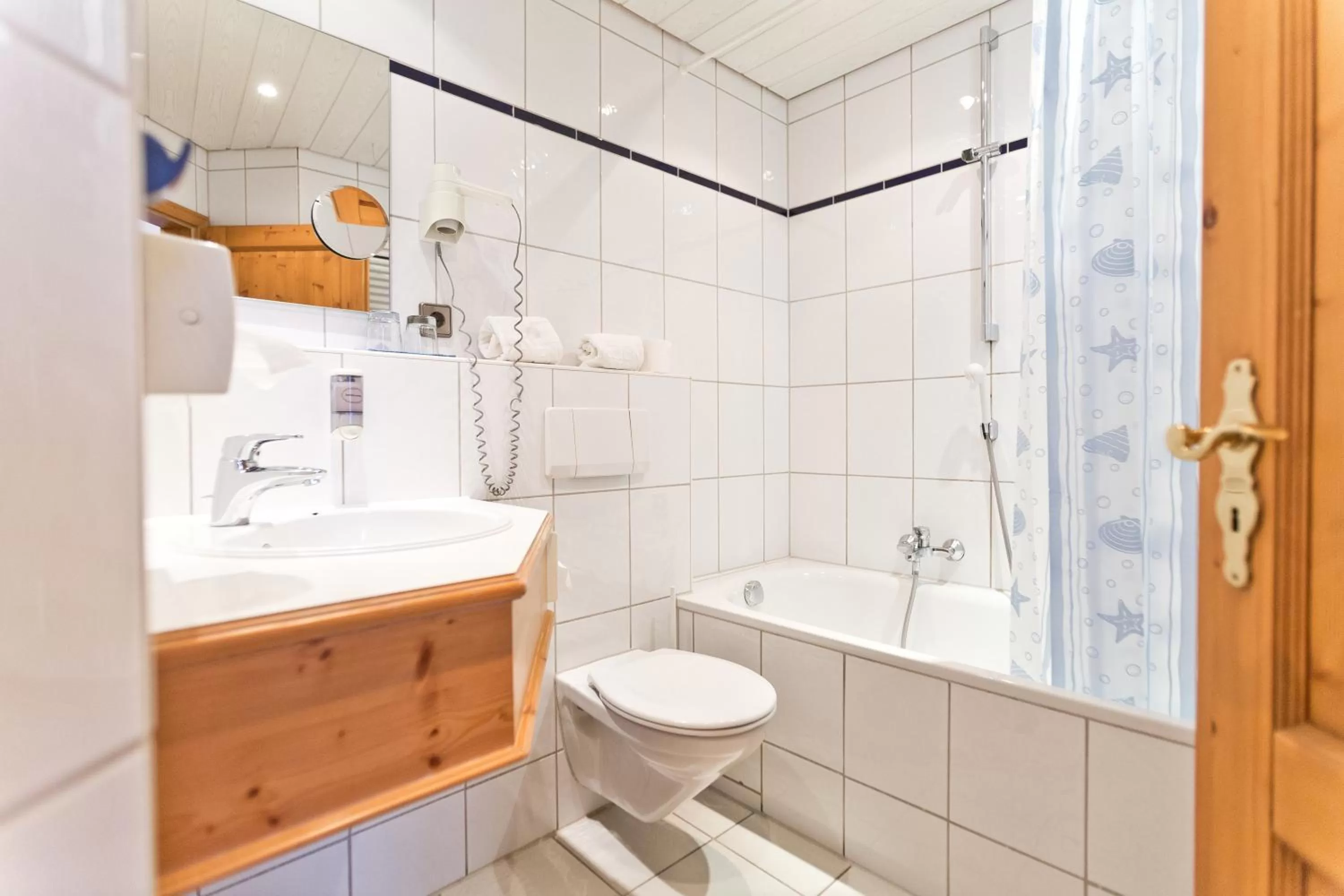 Bathroom in AKZENT Hotel Krone