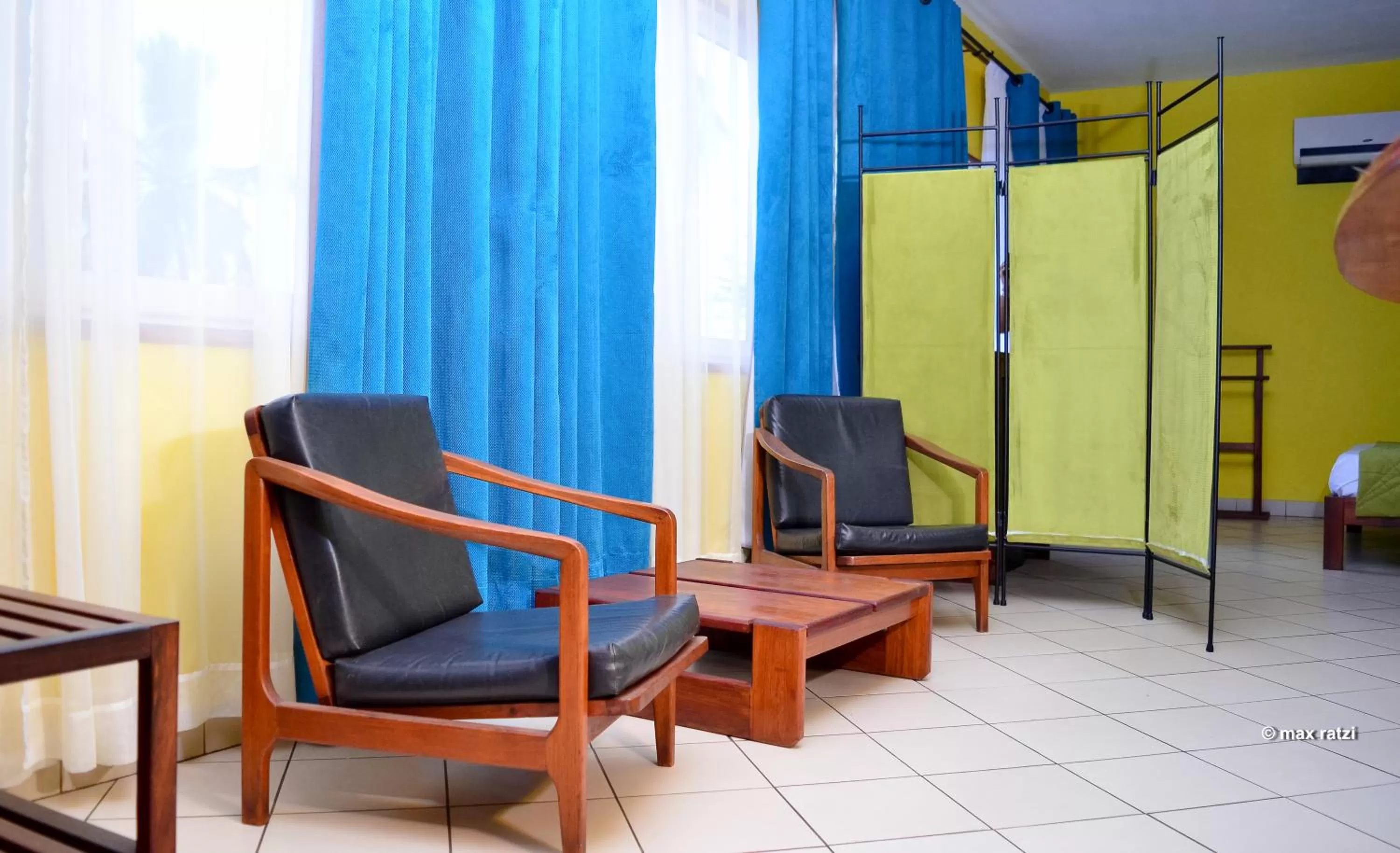 Living room in Hôtel Restaurant Coco Lodge Majunga