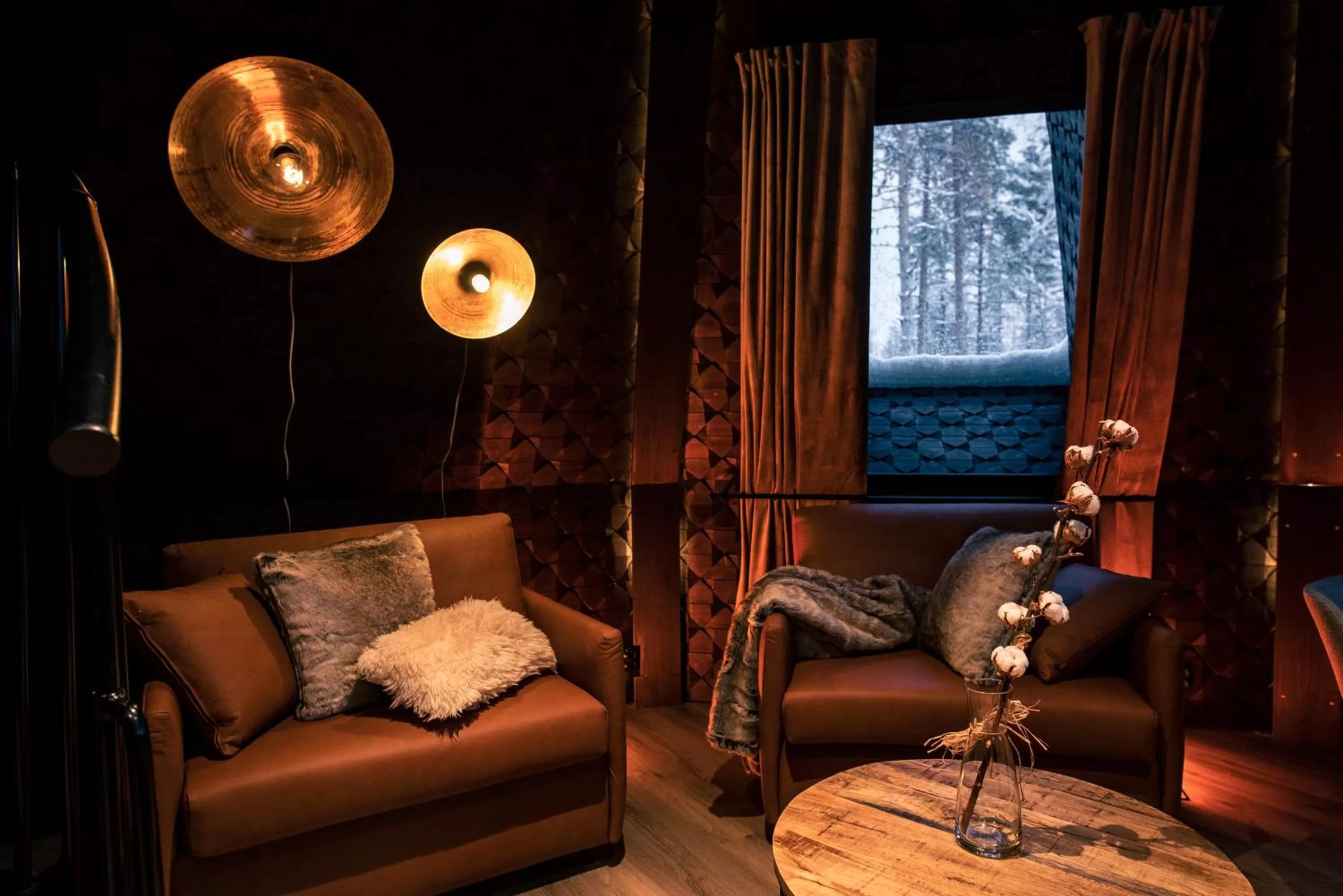 Living room in Apukka Resort