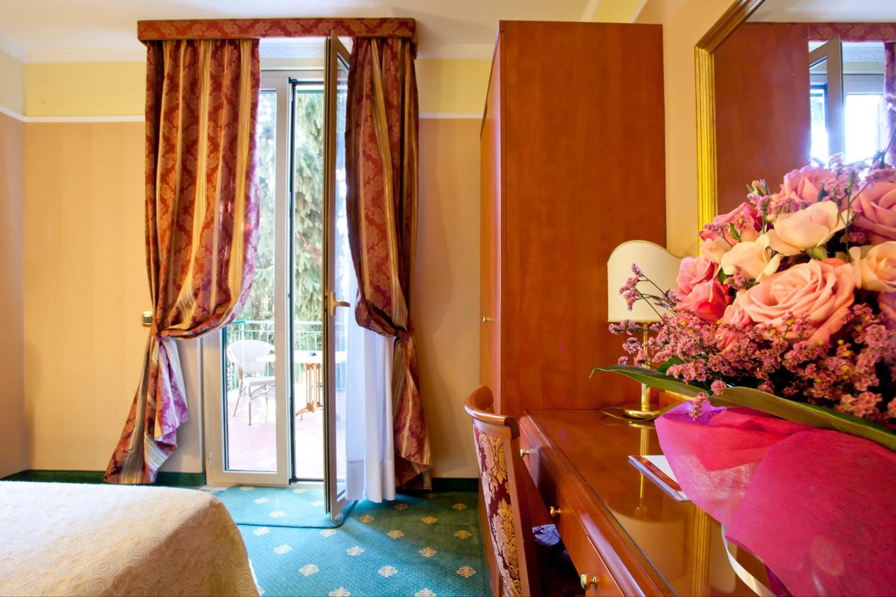 Decorative detail, Bed in Boutique Hotel Puccini