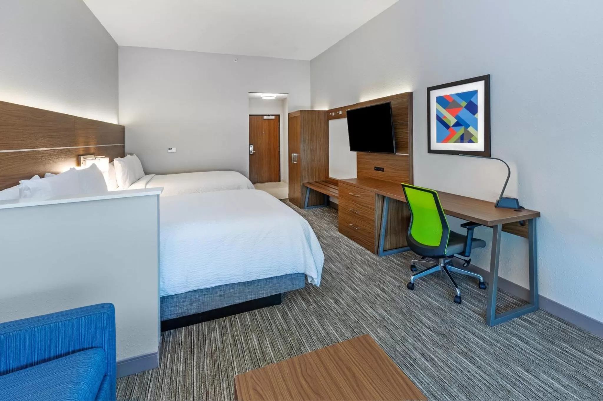 Bedroom, Bed in Holiday Inn Express & Suites - Houston - Downtown North by IHG