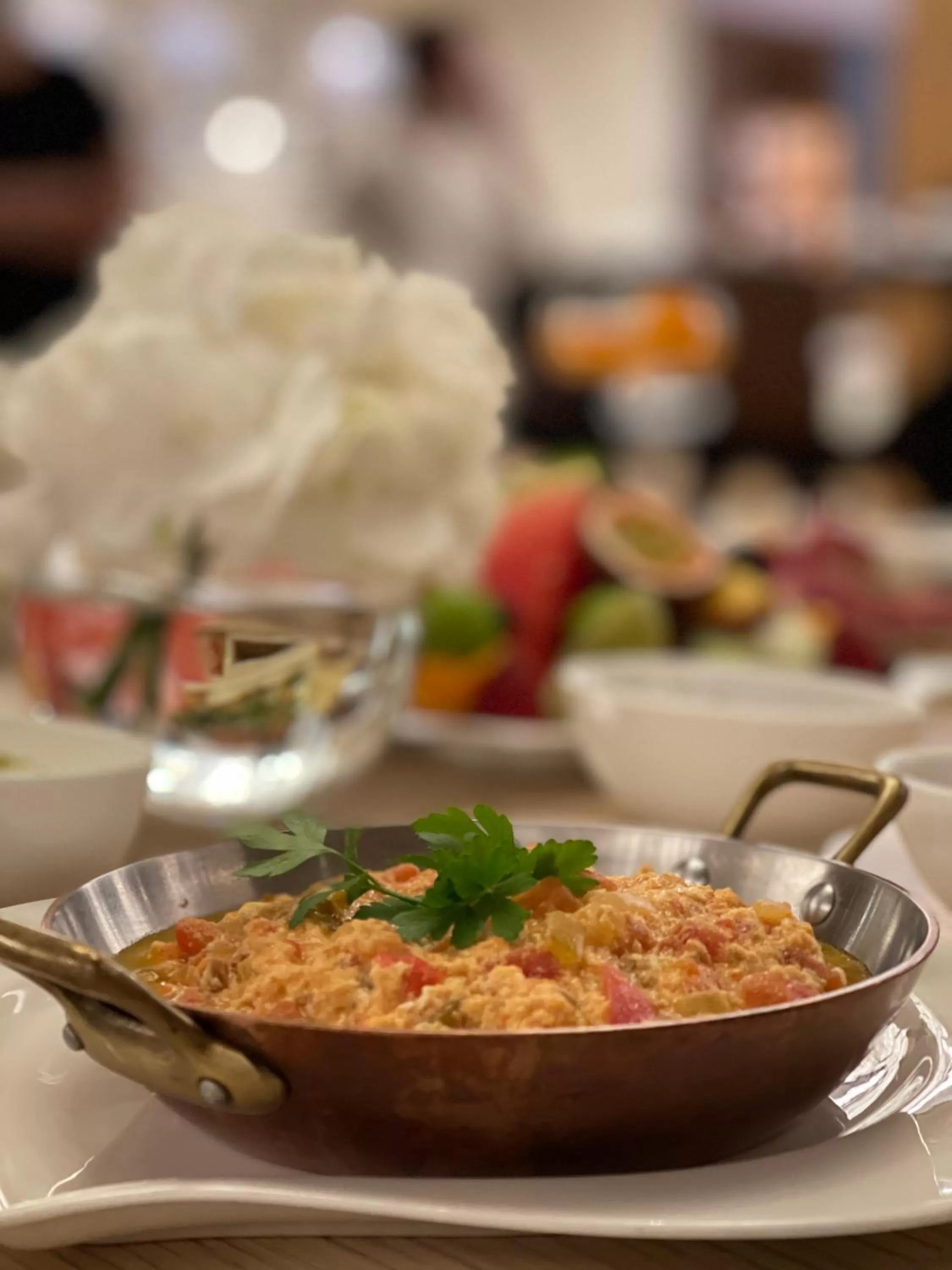 Food close-up in Fairmont Quasar Istanbul Hotel