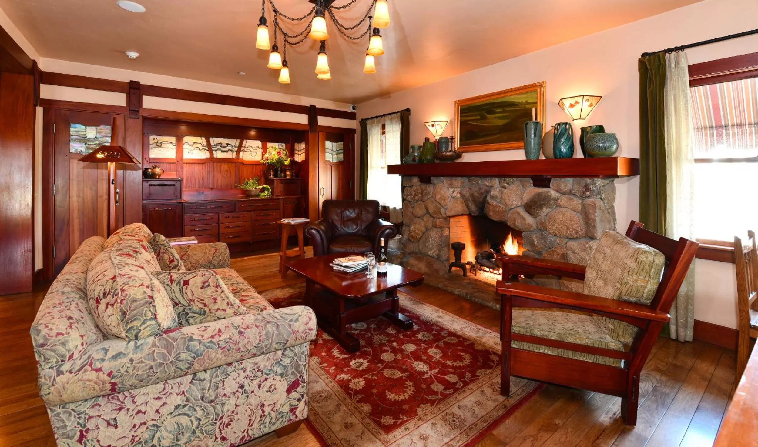 Living room in Blackbird Inn
